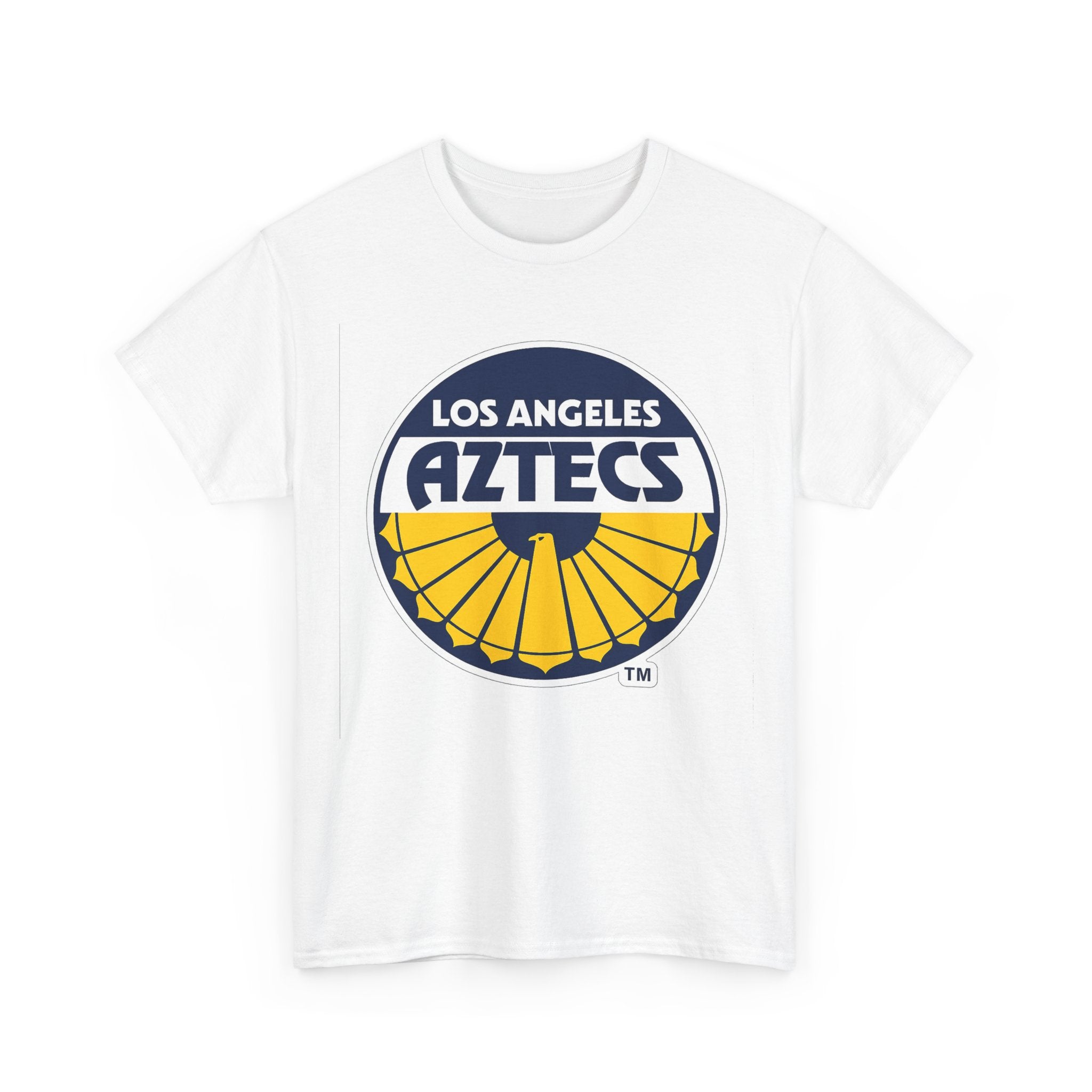 Los Angeles Aztecs Vintage Logo Cotton T-Shirt