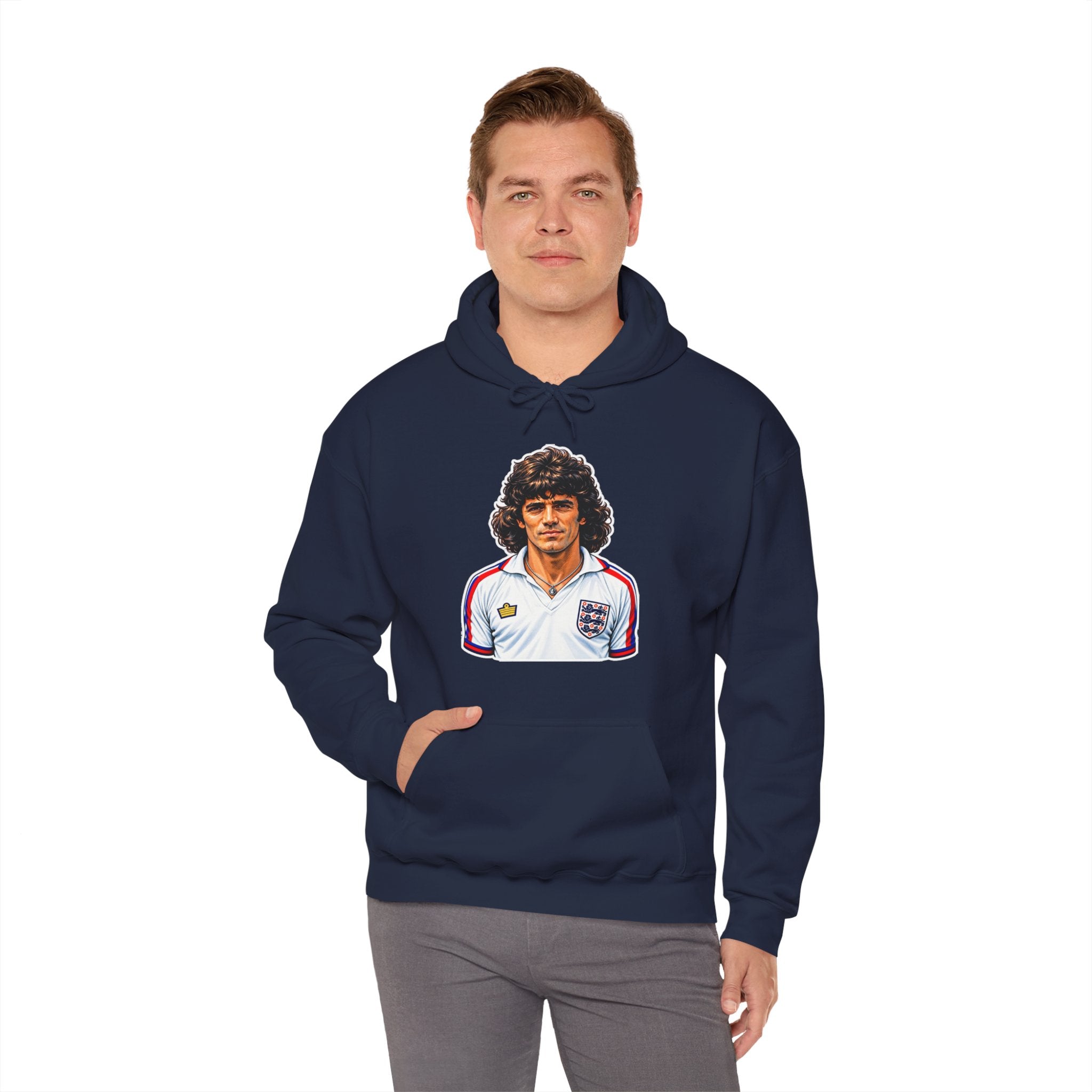 Football Legend Kevin Keegan Hoodie – Retro England Soccer Sweatshirt