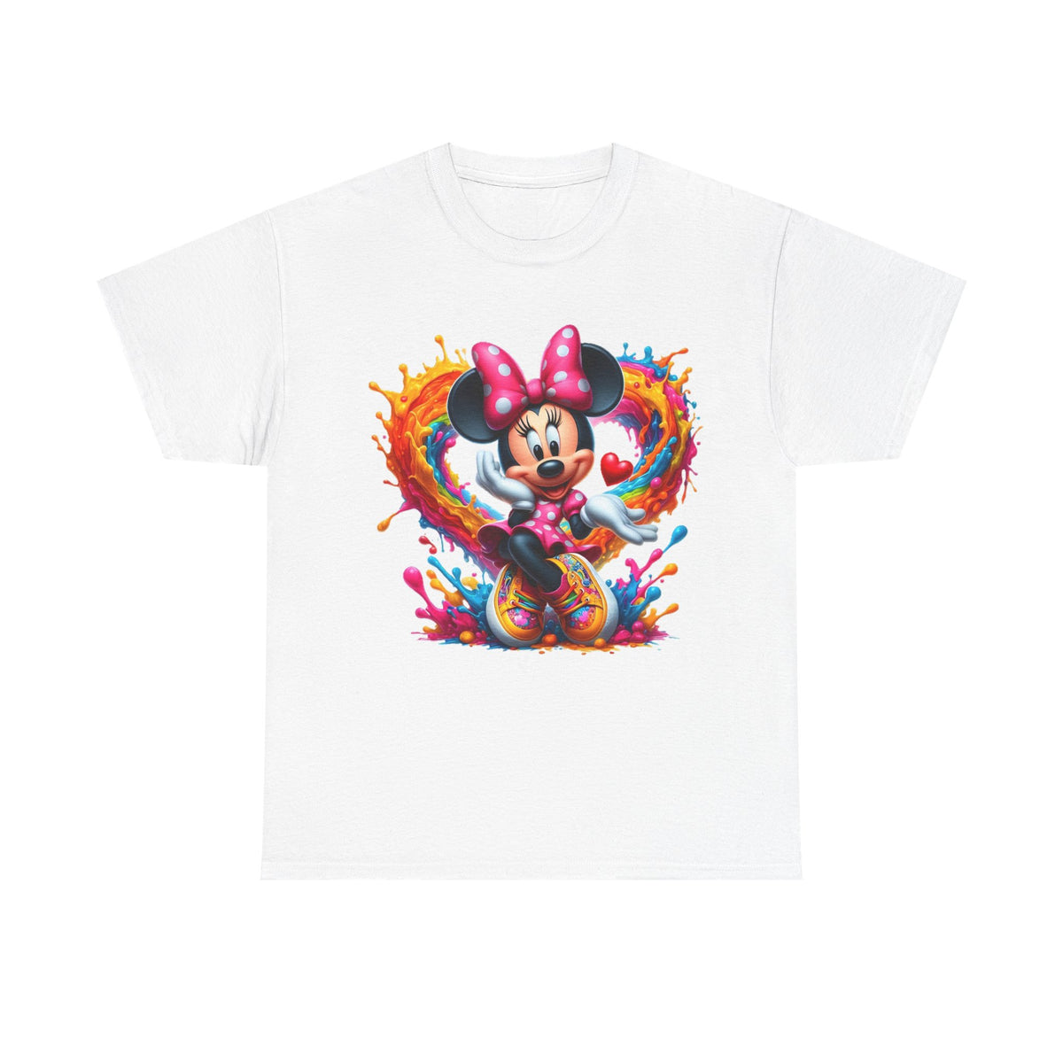 Minnie Mouse Unofficial Color Splash T‑Shirt