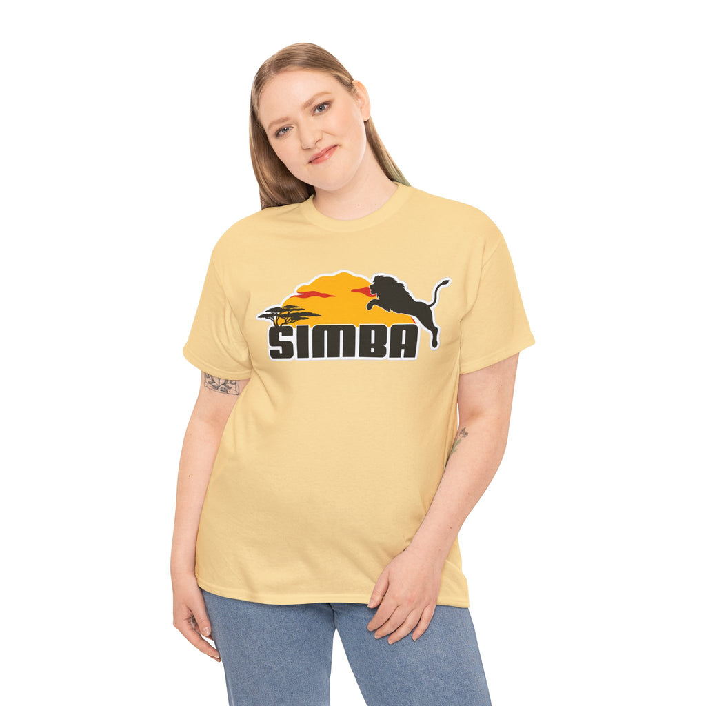 Simba Sunset Graphic Tee — Lion Silhouette Safari T-Shirt