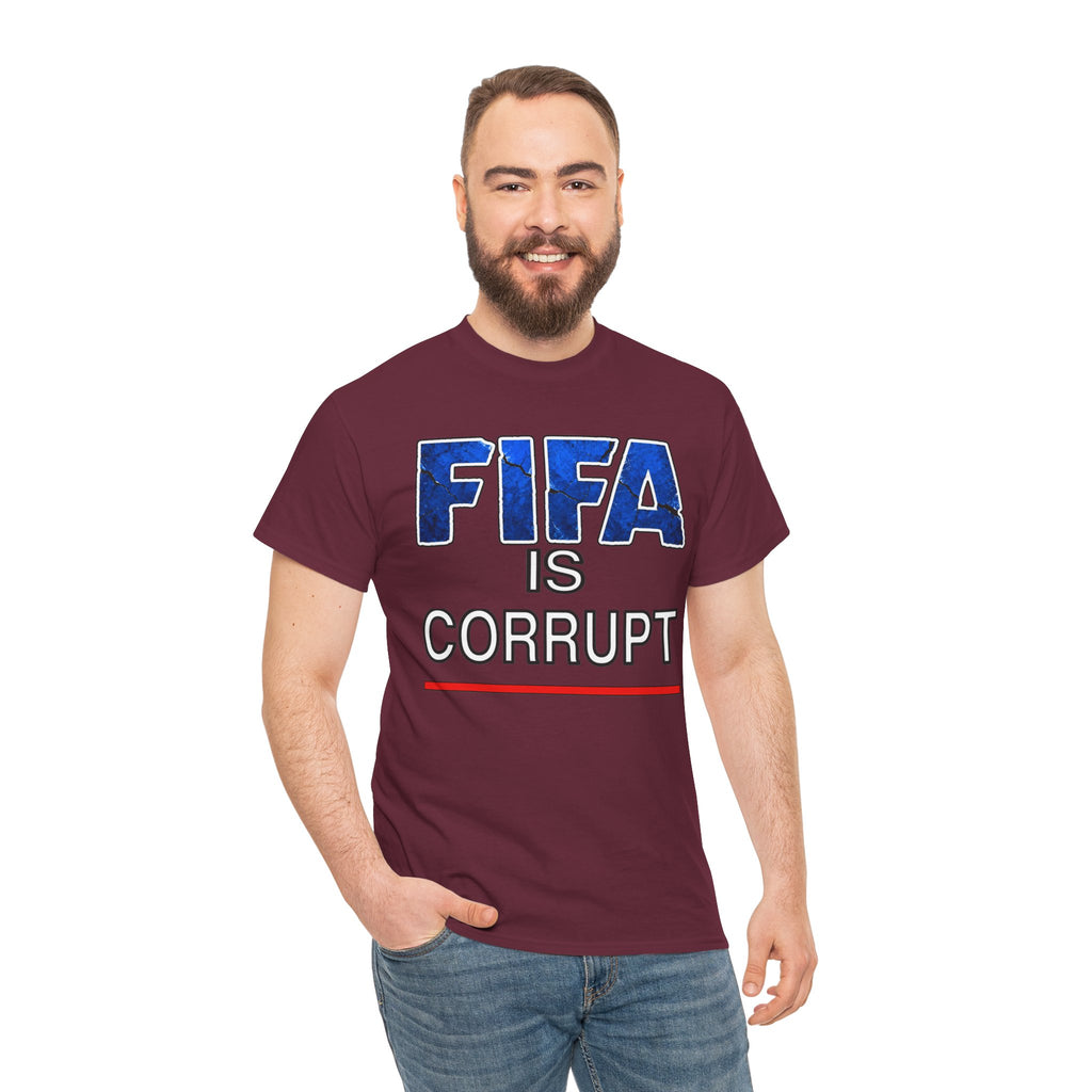 FIFA Is Corrupt Graphic Tee – Anti-FIFA Protest Soccer T-Shirt