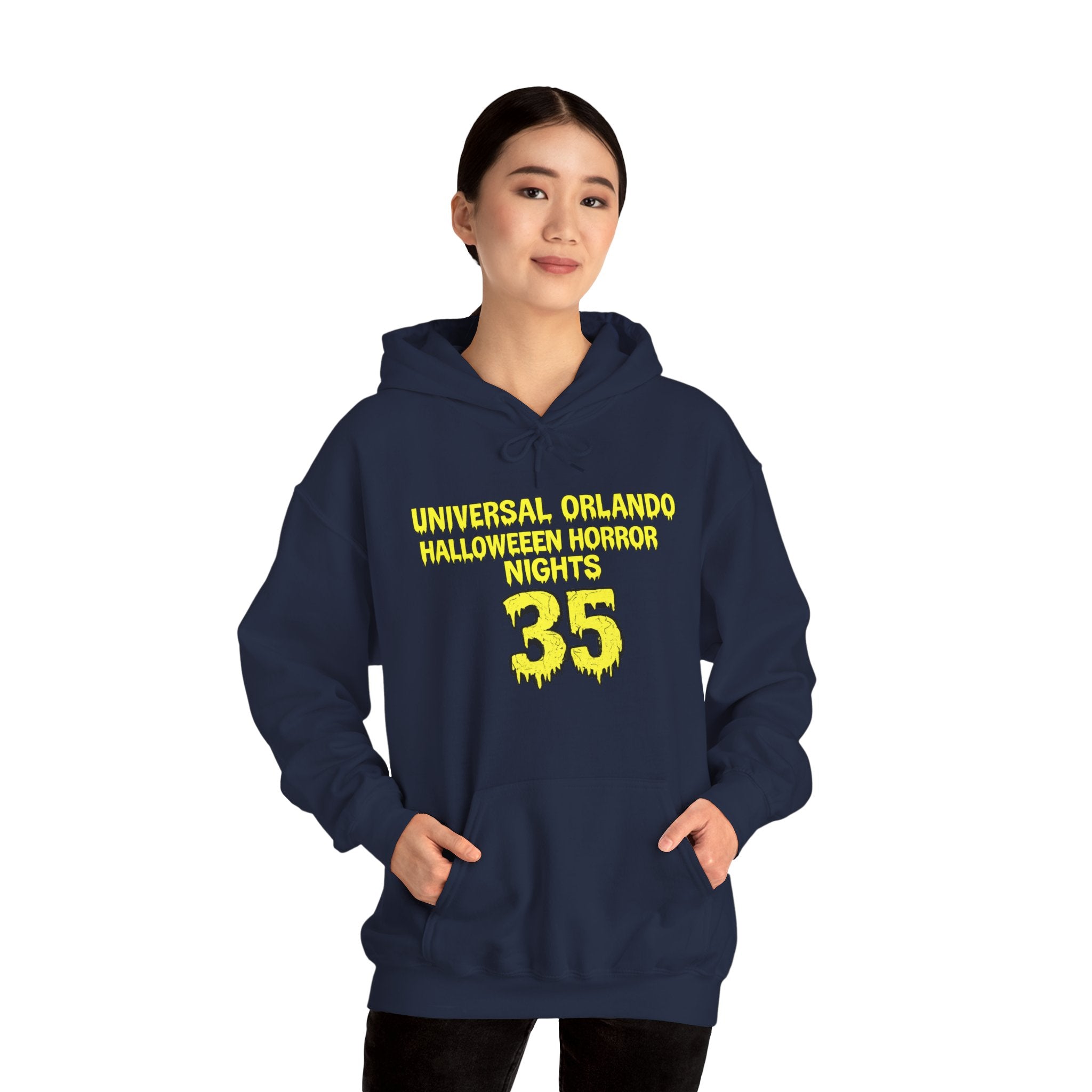 Universal Orlando Halloween Horror Nights 35 Hoodie — Haunted Theme Park Sweatshirt