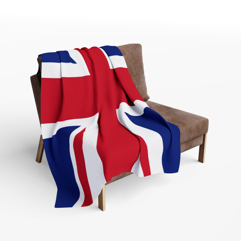 Union Jack Fleece Blanket — British Flag Cozy Throw