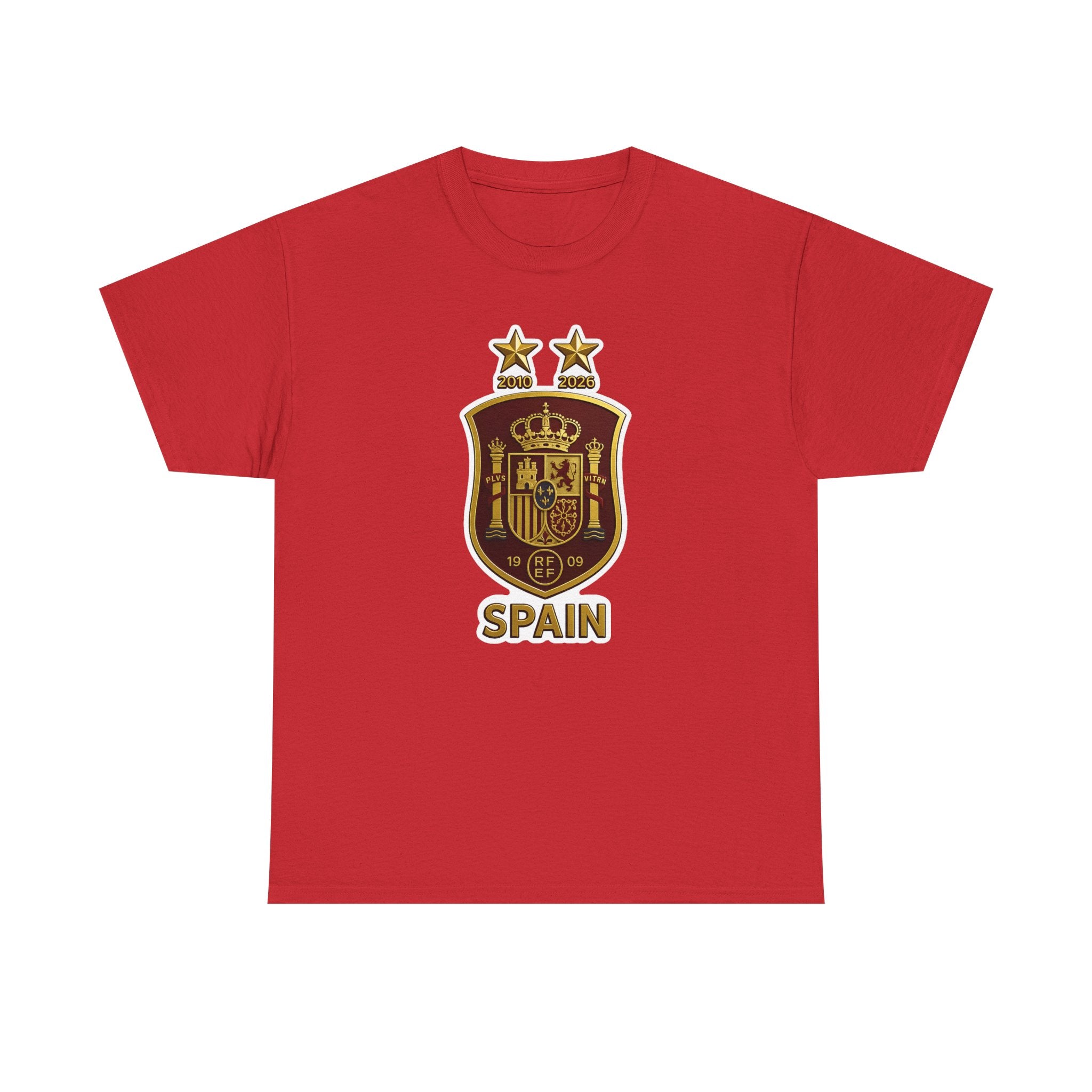 Spain Crest T-Shirt — Vintage Spanish Soccer Shield Tee