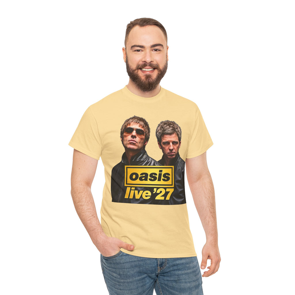 Oasis Live '27 Concert Inspired Cotton T-Shirt