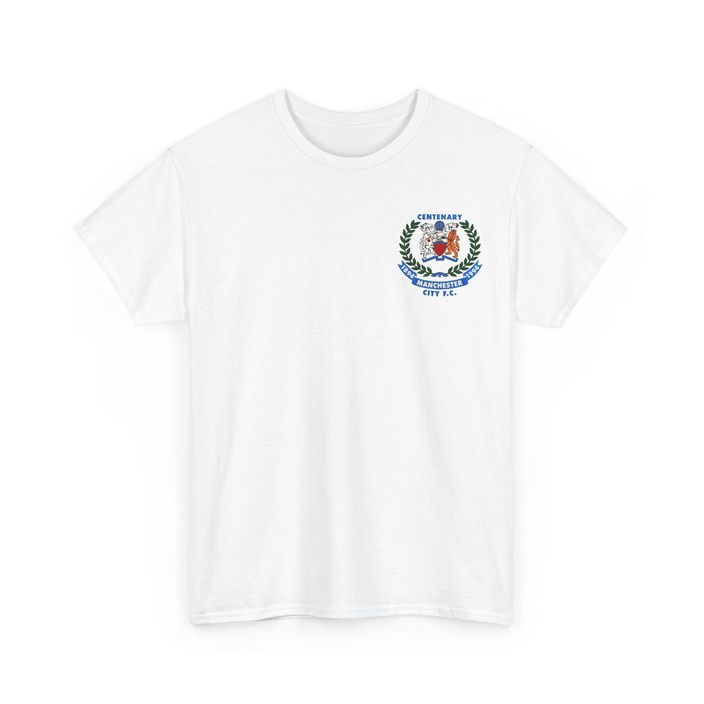 Manchester City F.C. Centenary Crest Tee — 1894–1994 Football Club Shirt