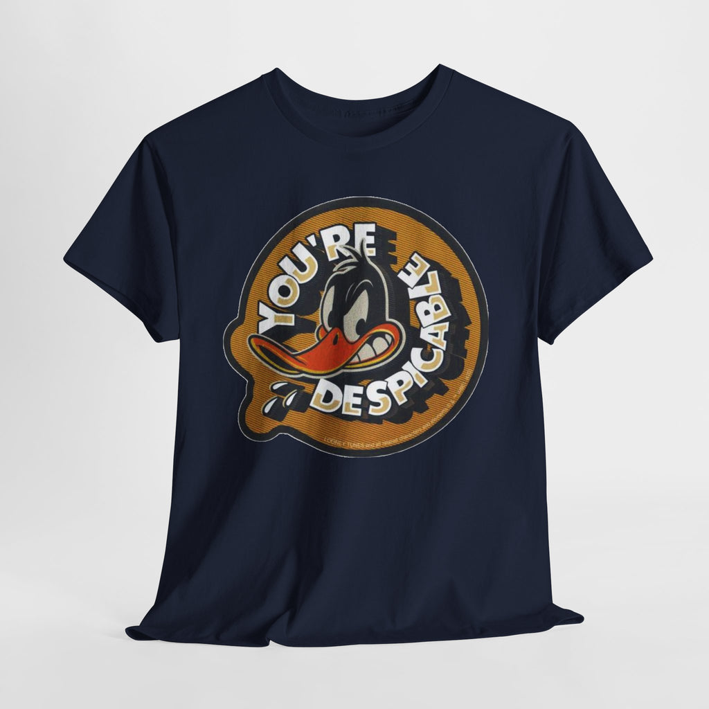 Vintage Daffy Duck Graphic Tee — “You're Despicable” Retro Cartoon Shirt