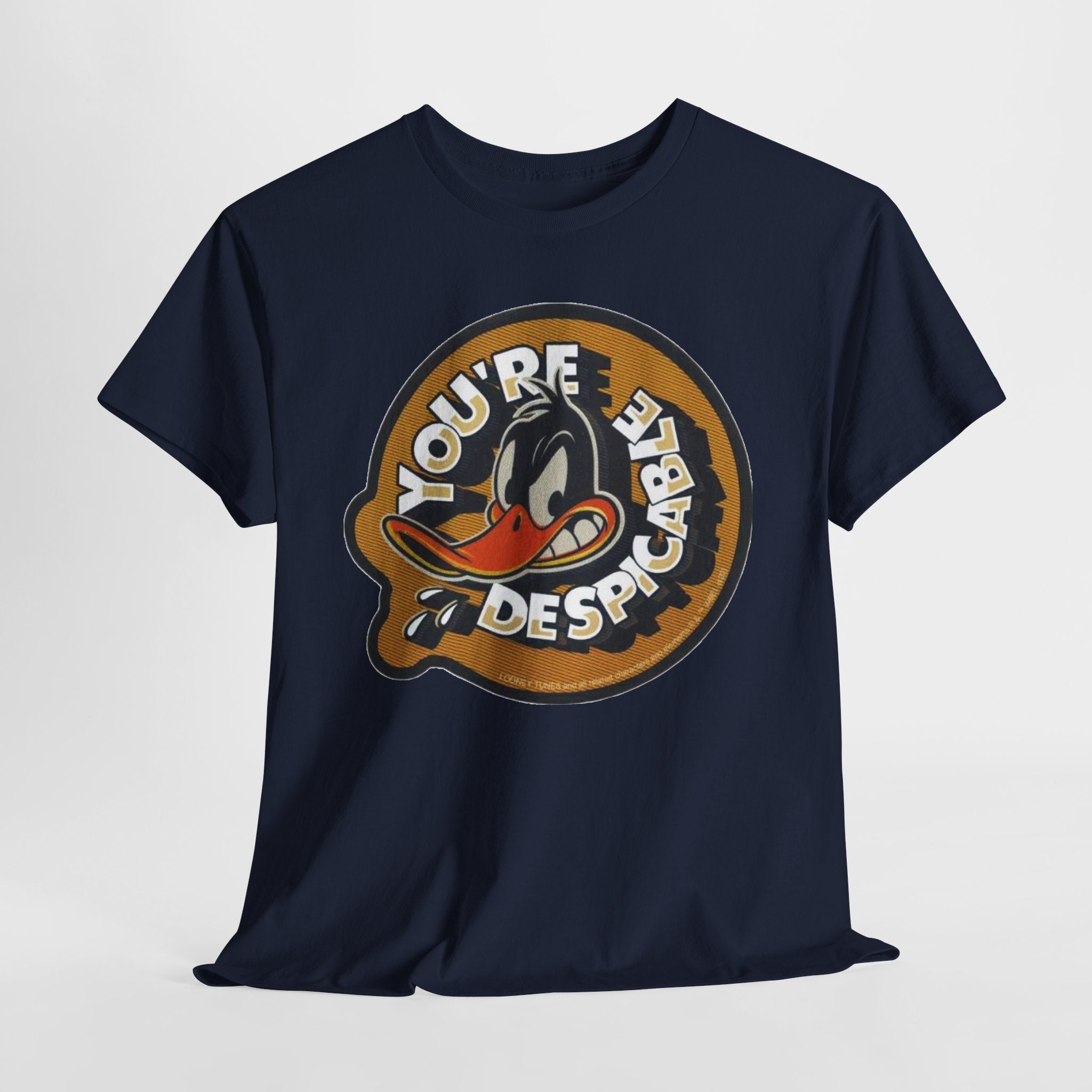 Vintage Daffy Duck Graphic Tee — “You're Despicable” Retro Cartoon Shirt