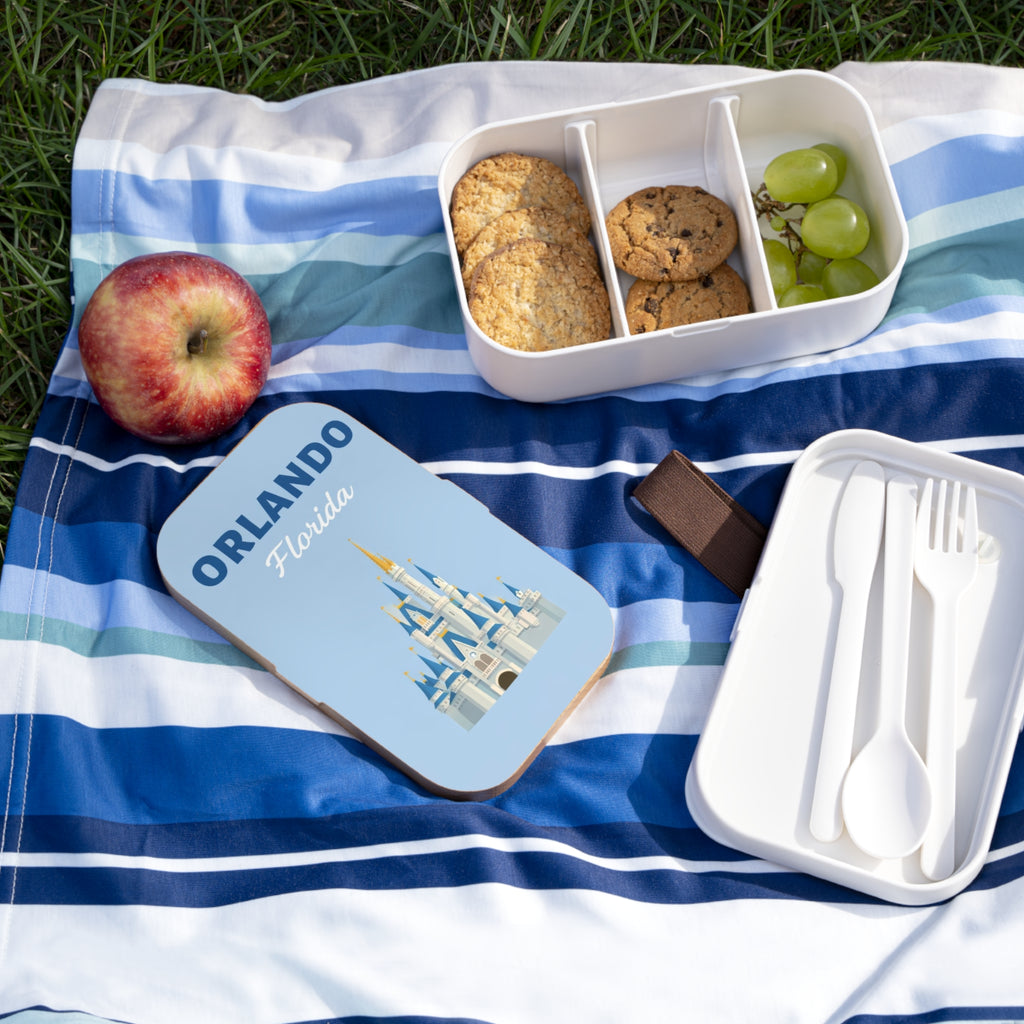 Orlando Castle Bento Lunch Box — Florida Theme Travel Lunchbox