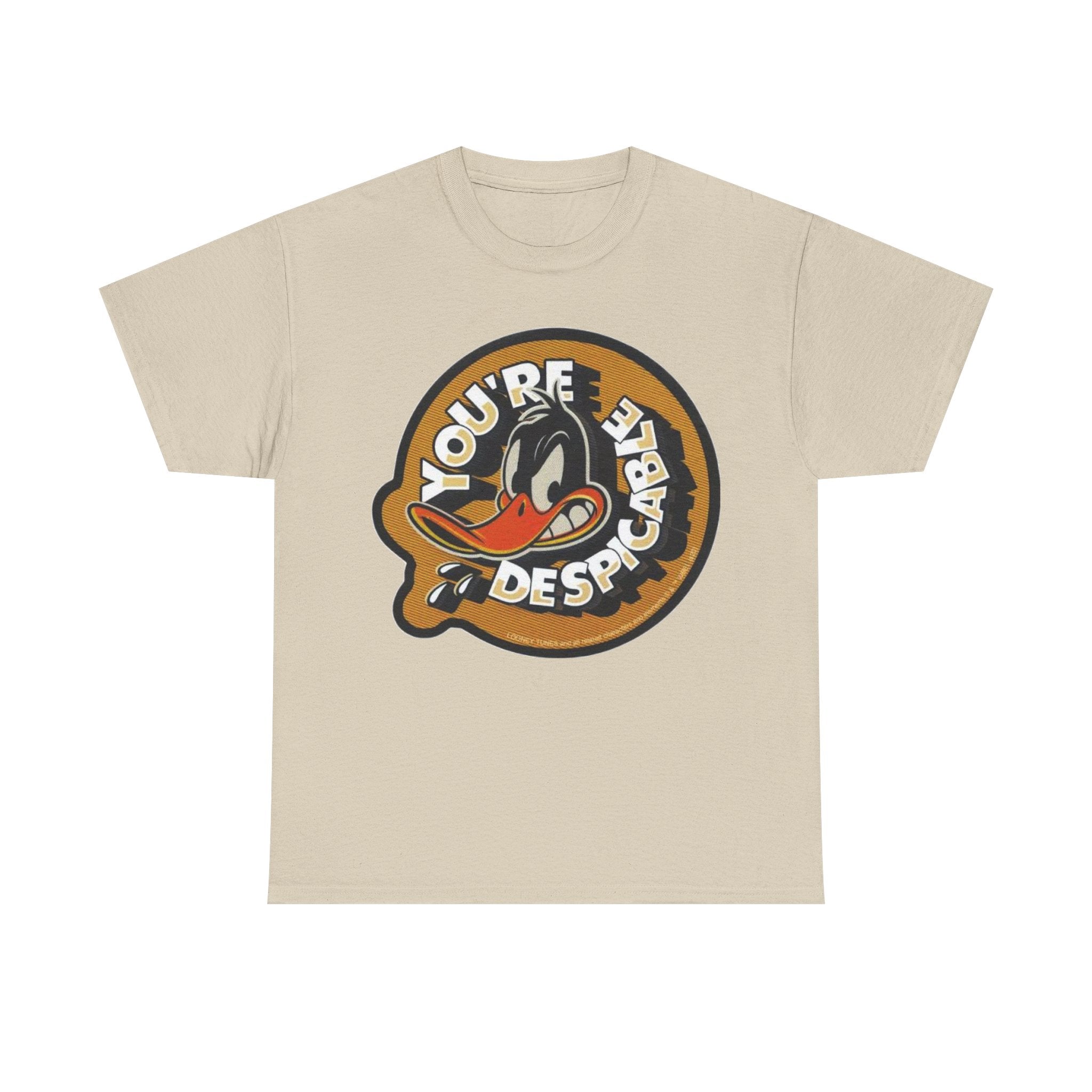 Vintage Daffy Duck Graphic Tee — “You're Despicable” Retro Cartoon Shirt