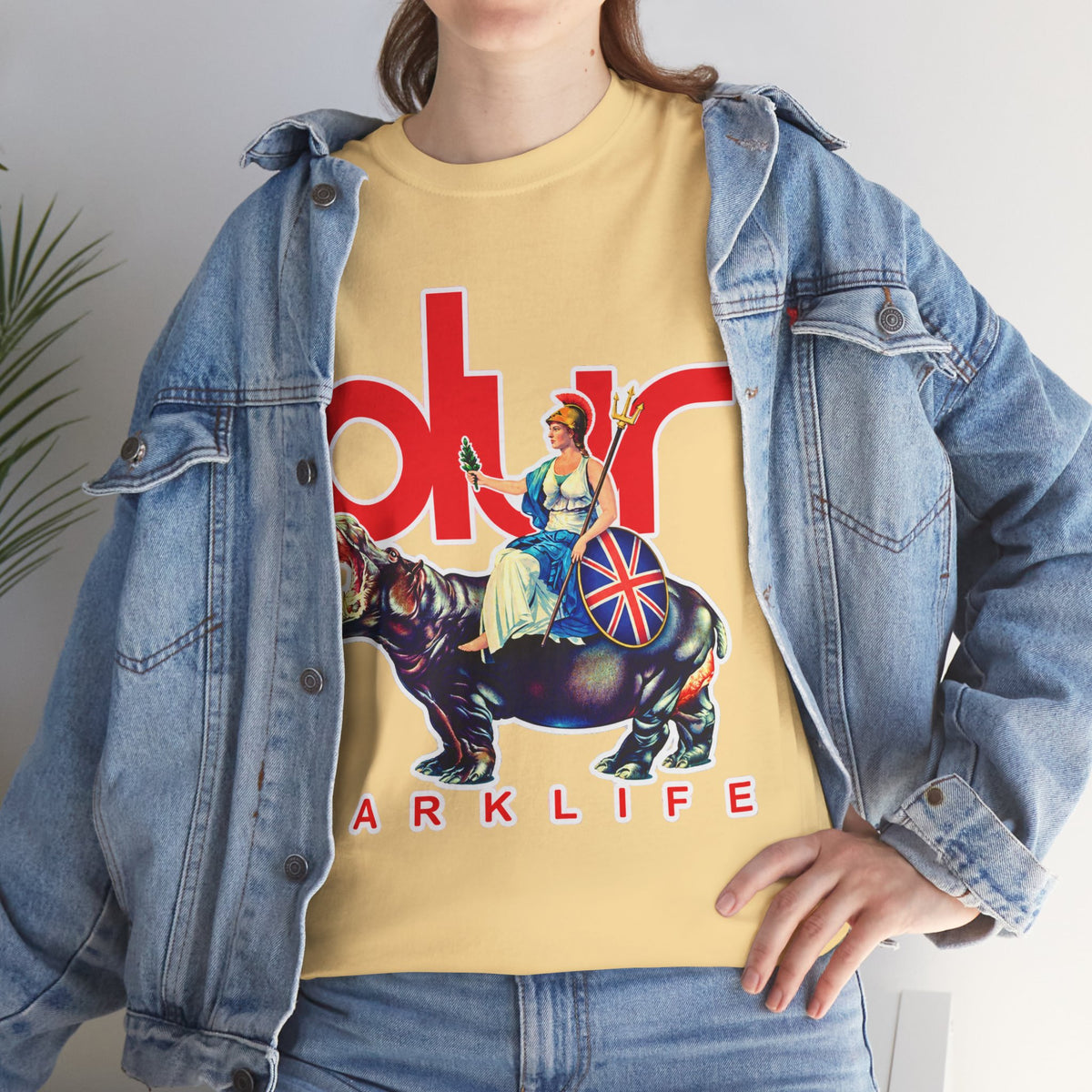 Blur PARKLIFE British Bulldog Graphic Cotton T-Shirt