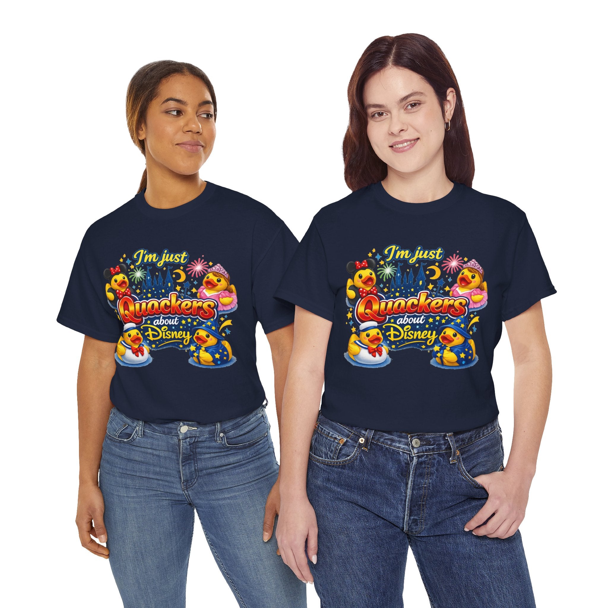 Quackers About Disney Rubber Duck Tee — "I'm Just Quackers About Disney" Graphic T-Shirt