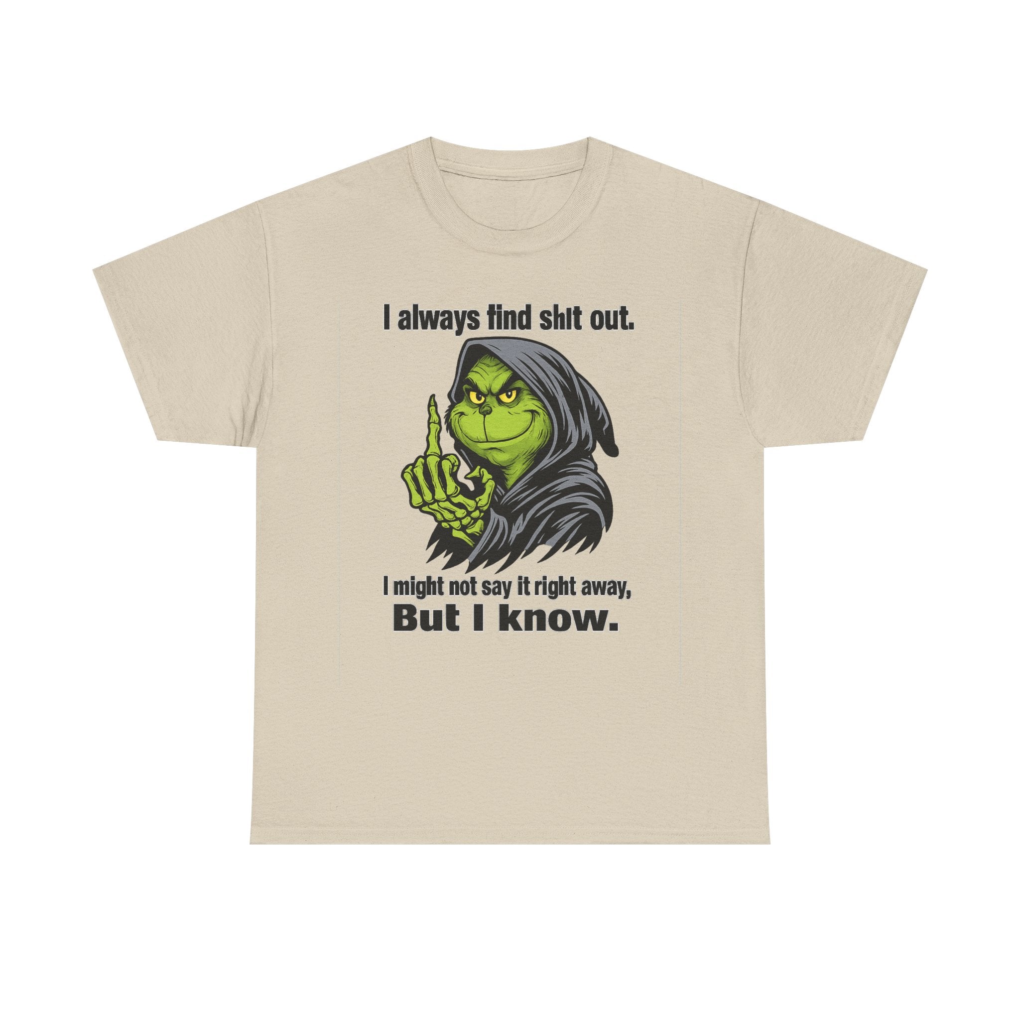 Reaper Witch Graphic Tee — "I Always Find Shit Out. I Might Not Say It Right Away, But I Know."