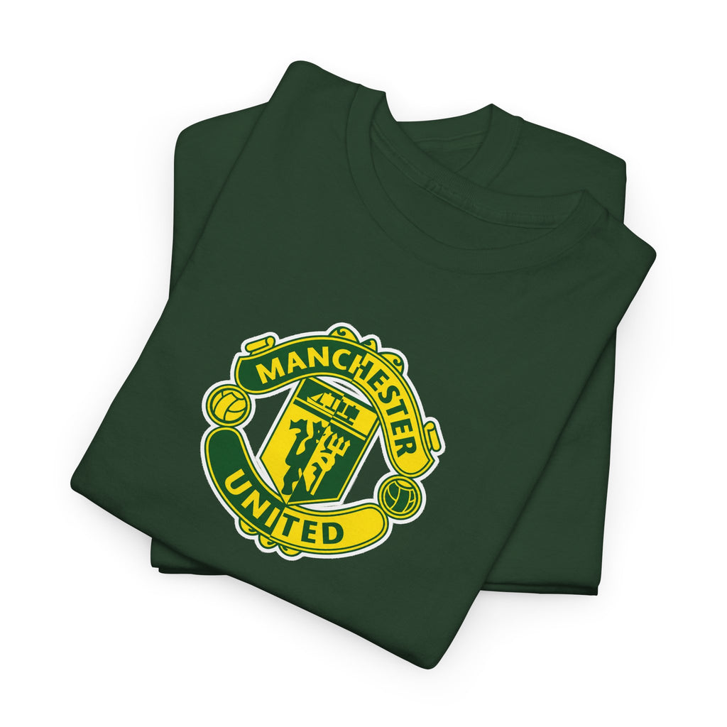 Manchester United Retro Crest Cotton T-Shirt