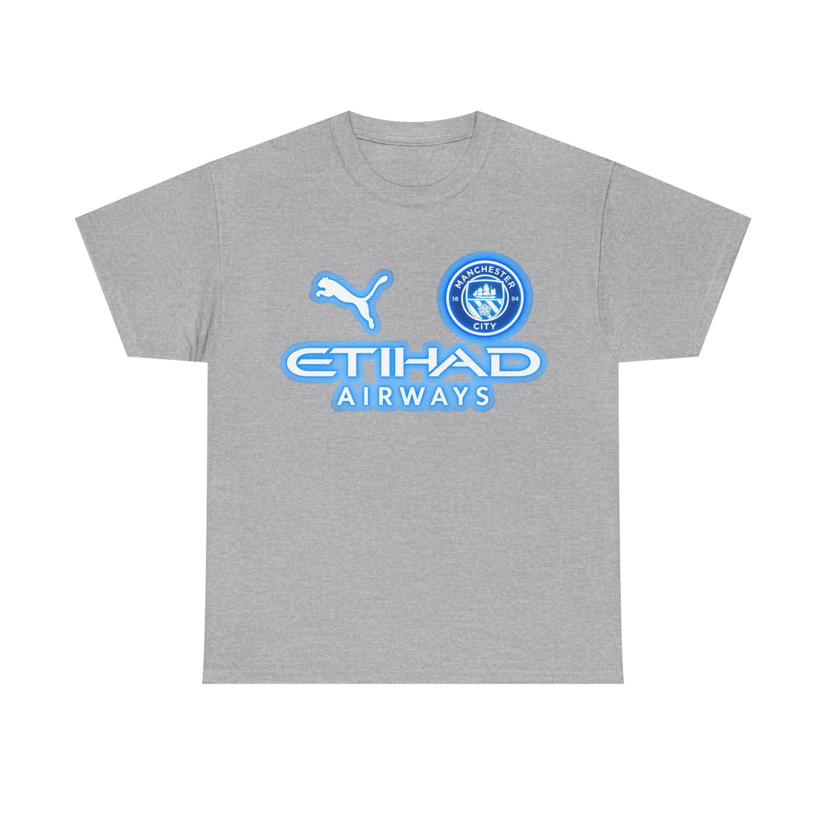 Manchester City Inspired Etihad Airways Logo Tee