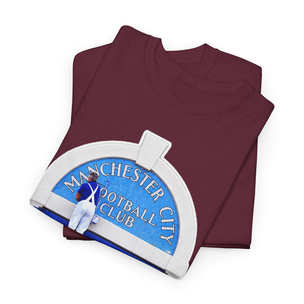 Manchester City Maine Road Inspired Cotton T-Shirt