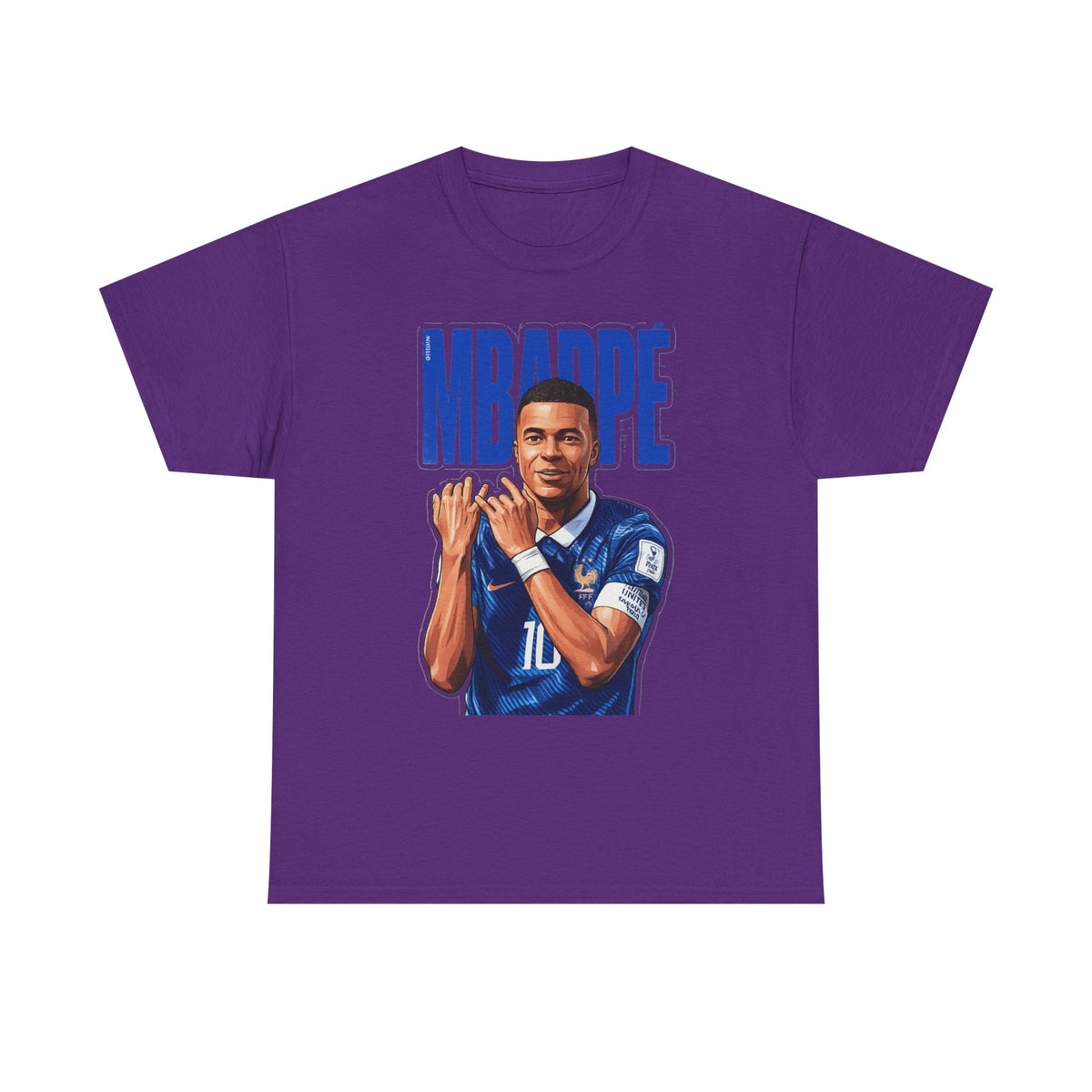MBAPPE Graphic Shirt Soccer Star Portrait Tee — "