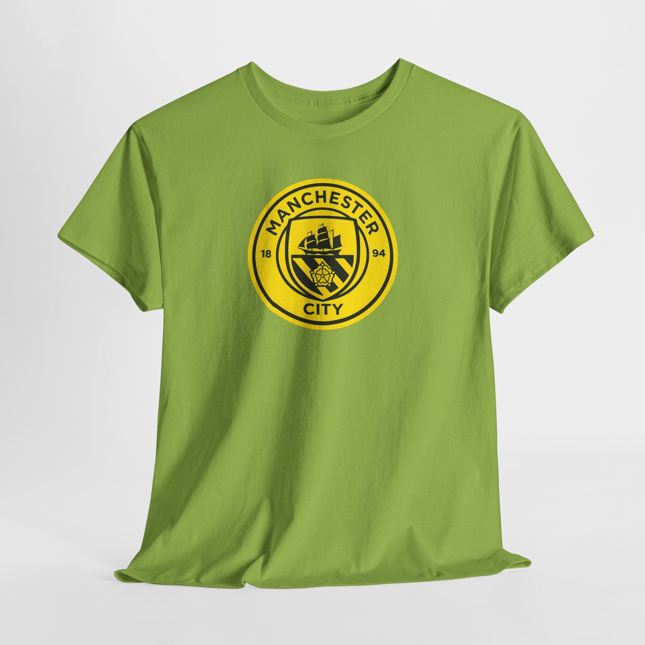Manchester City Yellow Crest T-Shirt