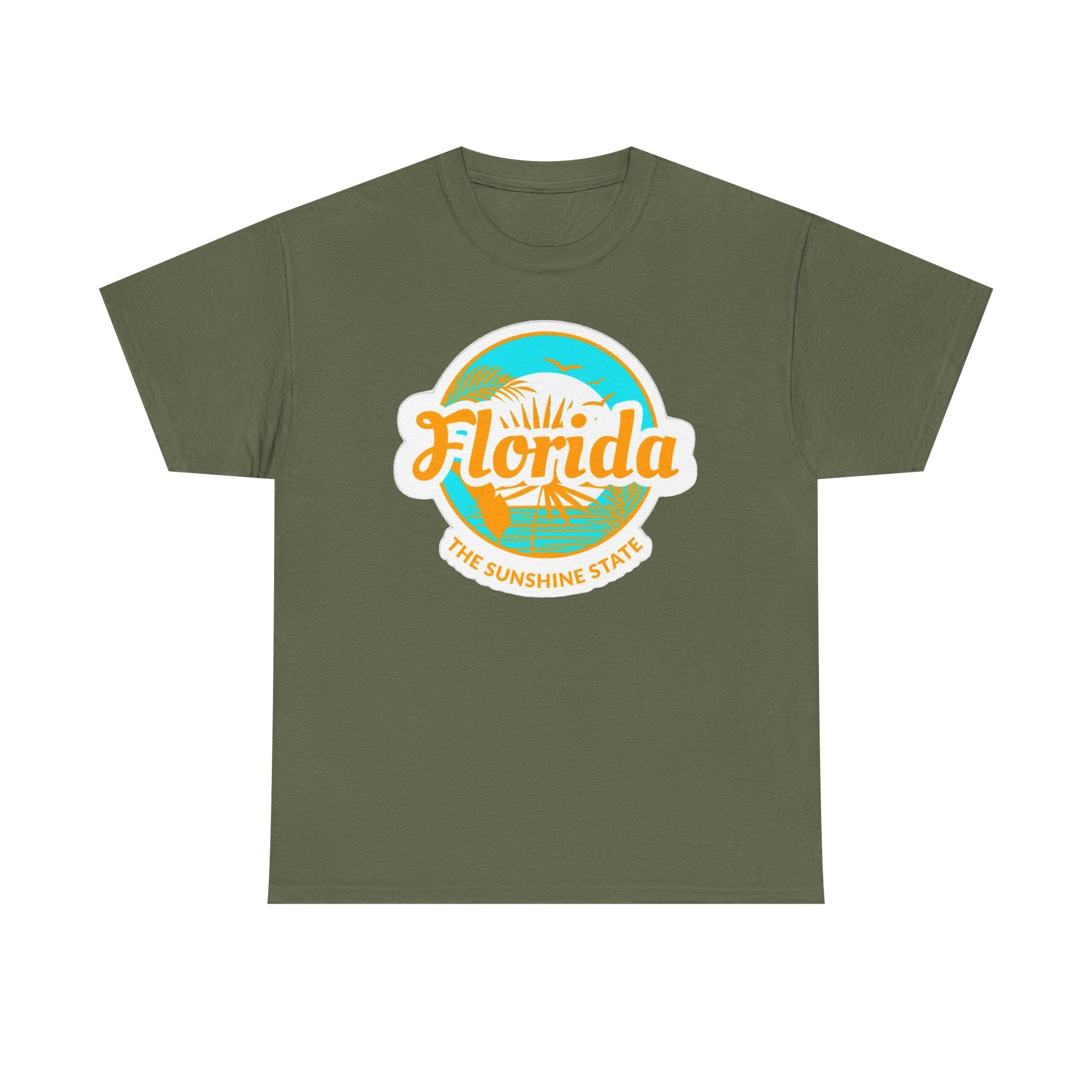 Florida Sunshine State T‑Shirt – Retro Beach Logo Tee