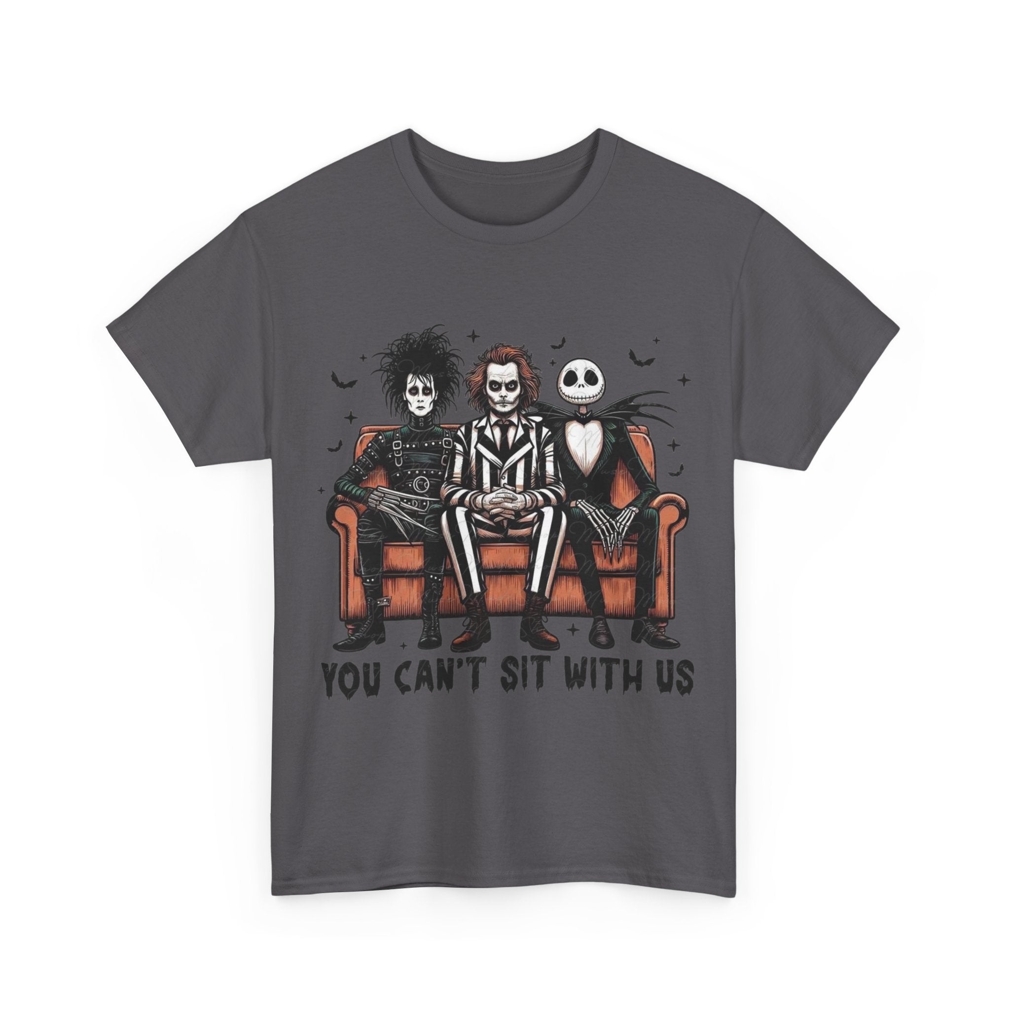 Johnny Depp Graphic Tee — 'You Can't Sit With Us' Halloween Horror Trio T-Shirt