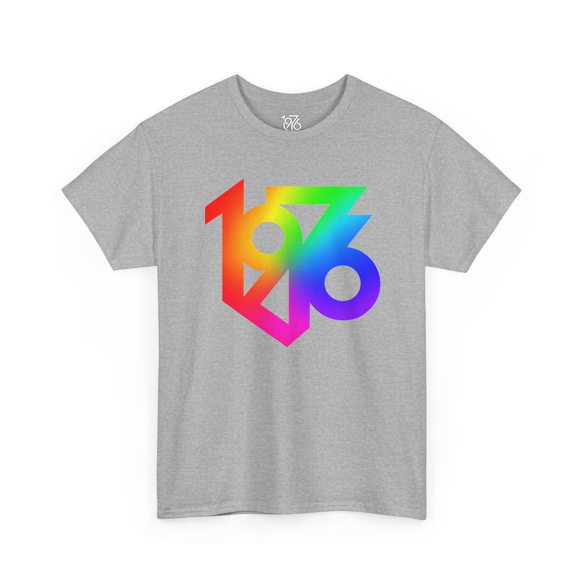 1976 Collection Rainbow Retro Tee / Cotton T-Shirt