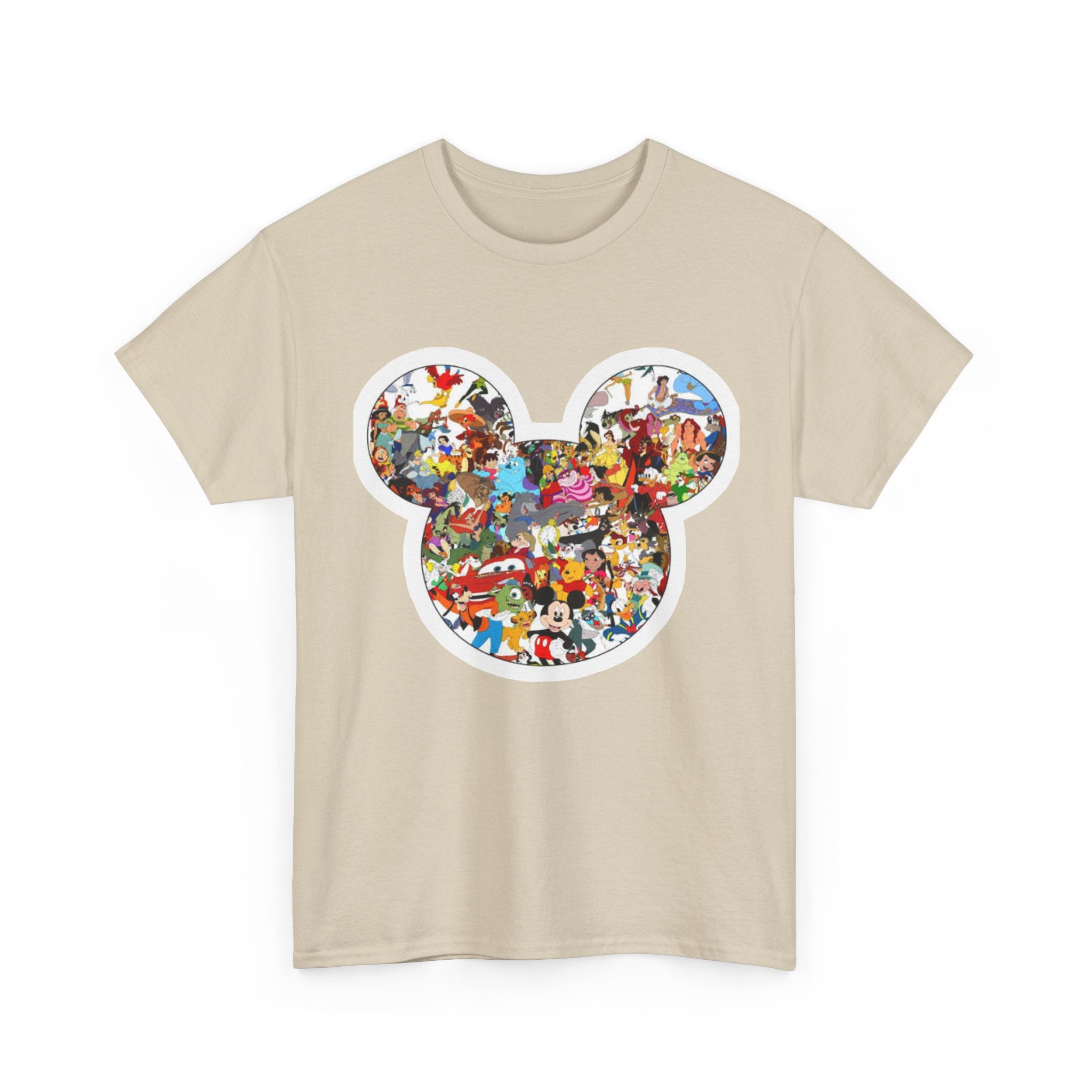 Mickey Collage T-Shirt — Vintage Disney Characters Graphic Tee