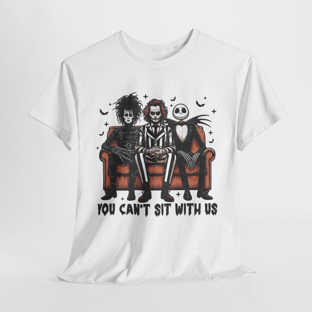 Johnny Depp Graphic Tee — 'You Can't Sit With Us' Halloween Horror Trio T-Shirt