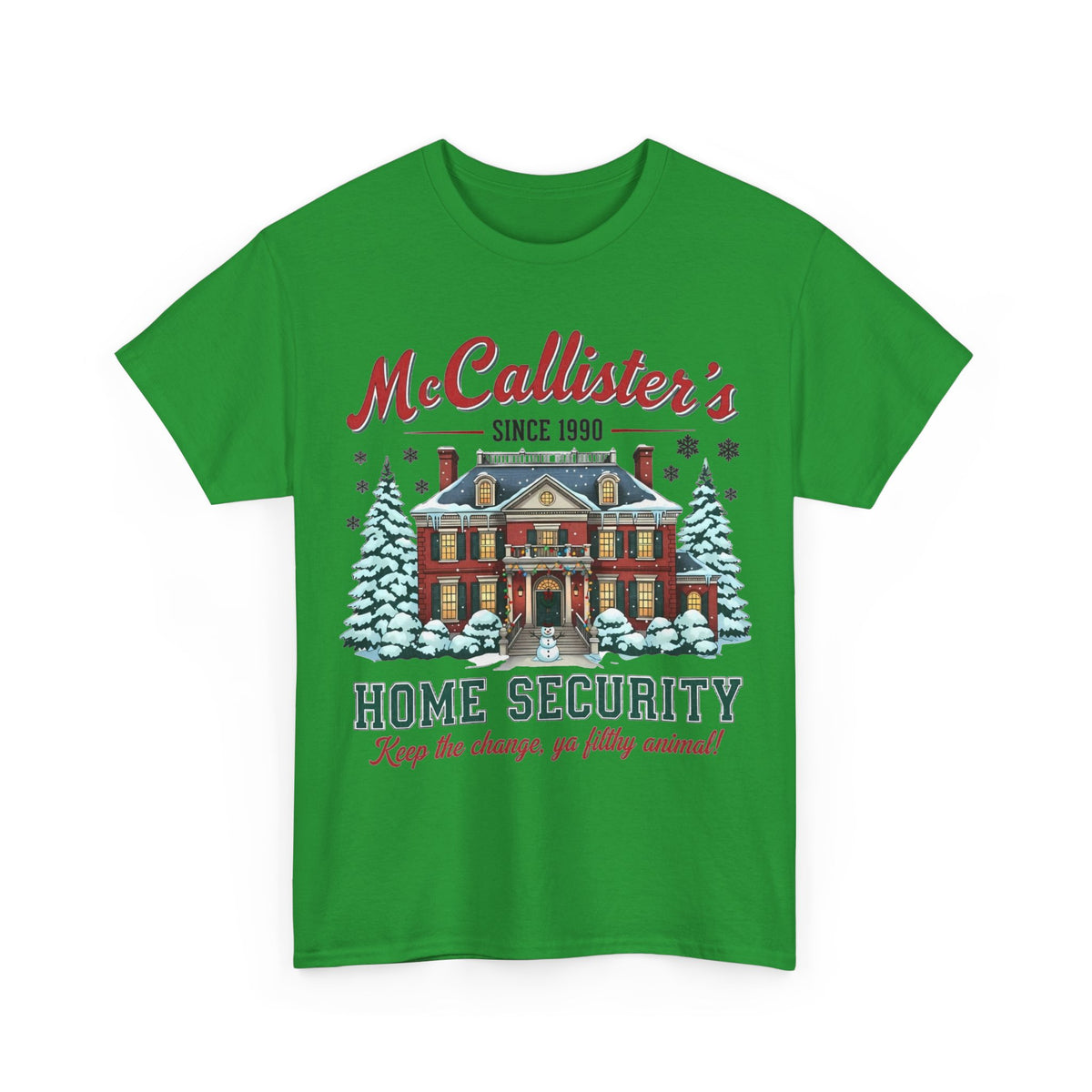 Home Security T‑Shirt — "McCallister's Home Security" Christmas Movie Holiday Tee