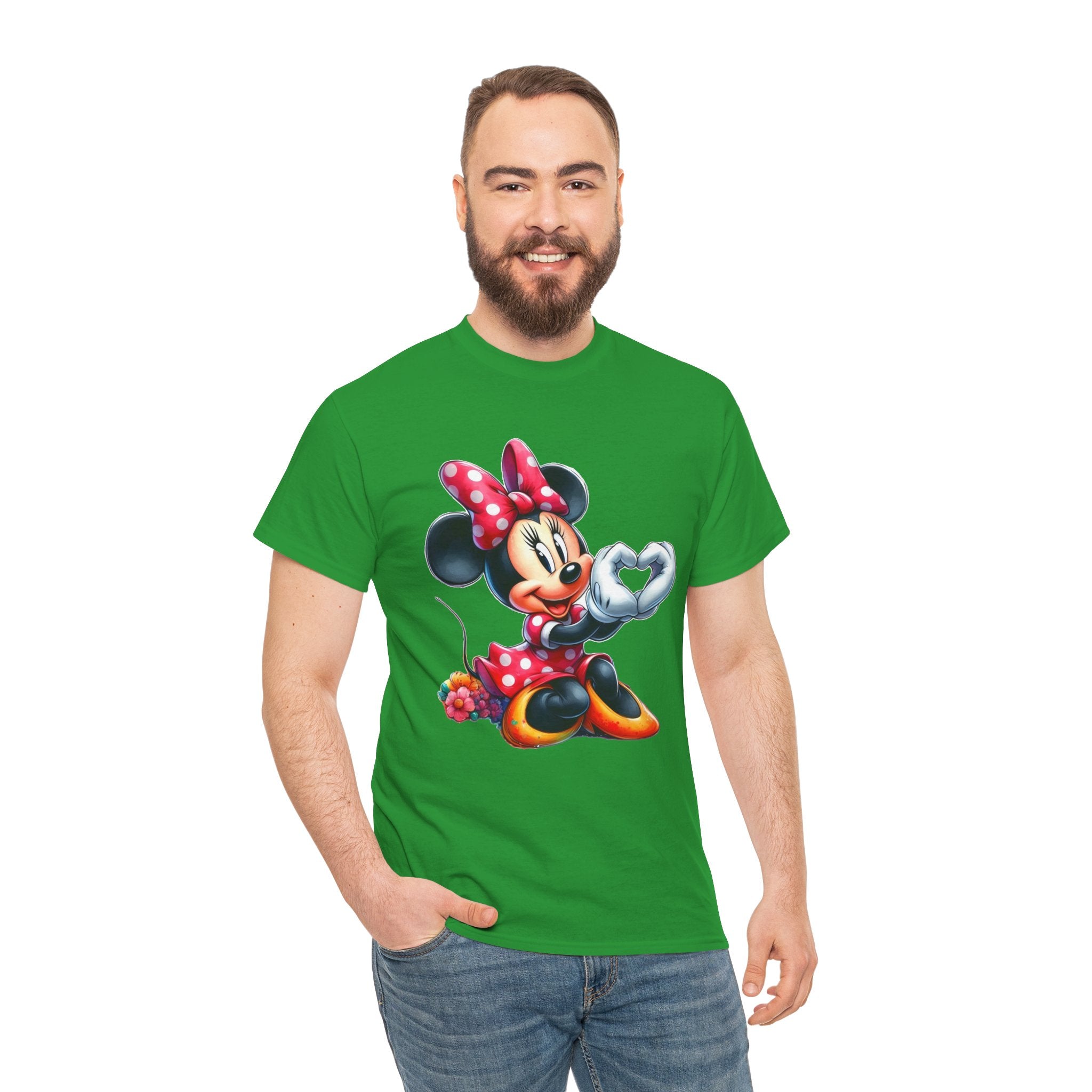 Minnie Mouse Character Heart Graphic Tee