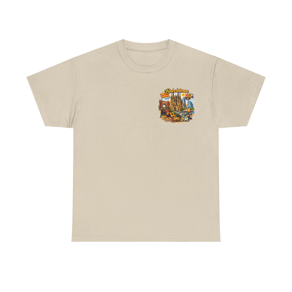 Barcelona Souvenir T‑Shirt — Vintage City Collage Tee