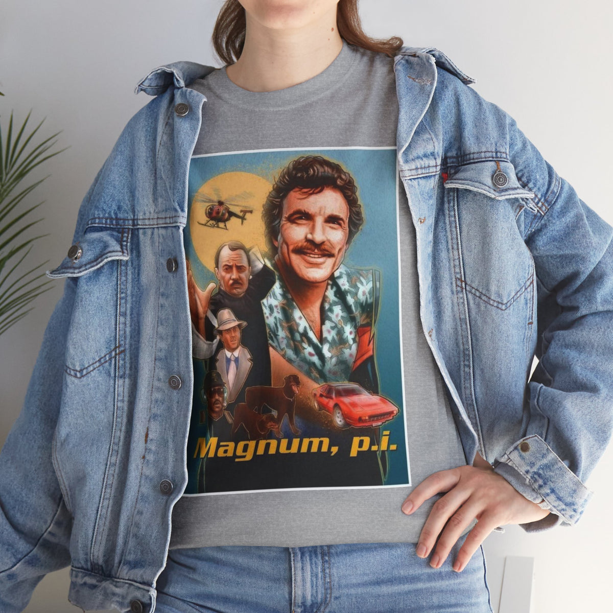 Magnum, P.I. Retro TV Show Inspired Cotton T-Shirt
