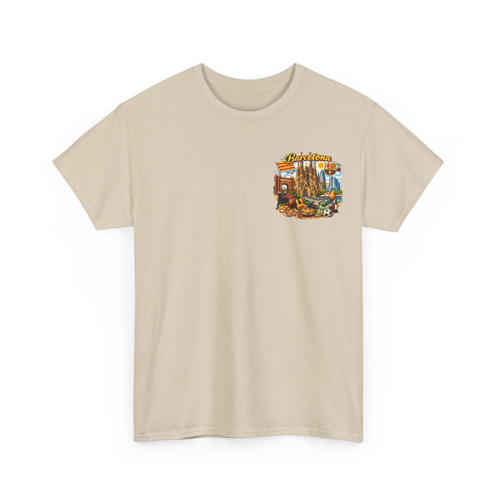 Barcelona Souvenir T‑Shirt — Vintage City Collage Tee