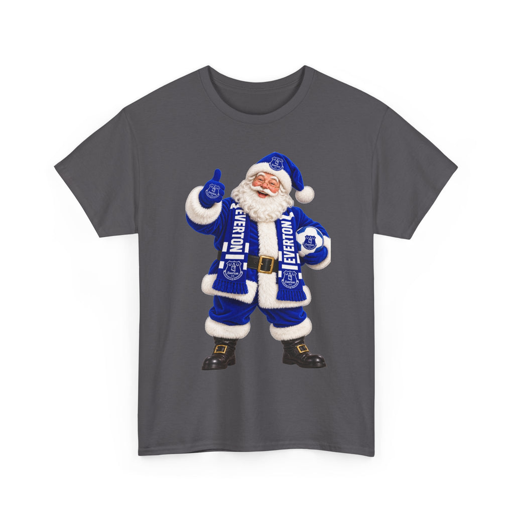 Everton Santa Scarf Christmas Tee - Holiday Vintage Santa T-Shirt