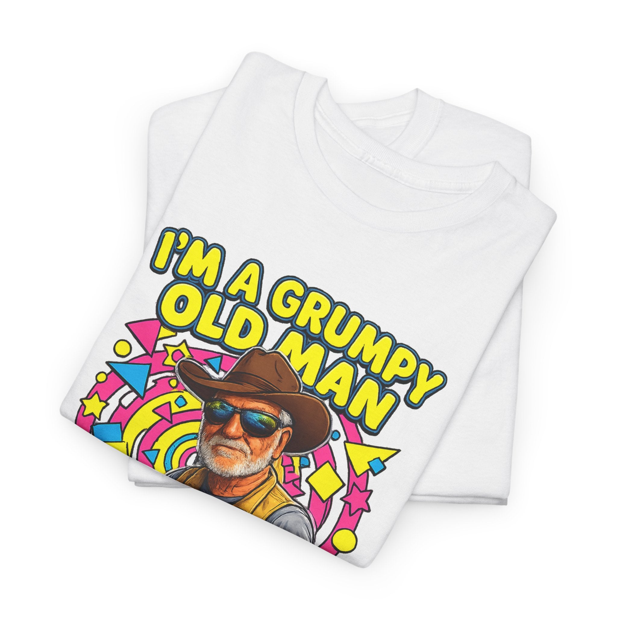I'm A Grumpy Old Man T-Shirt – Funny Senior Fishing Graphic Tee