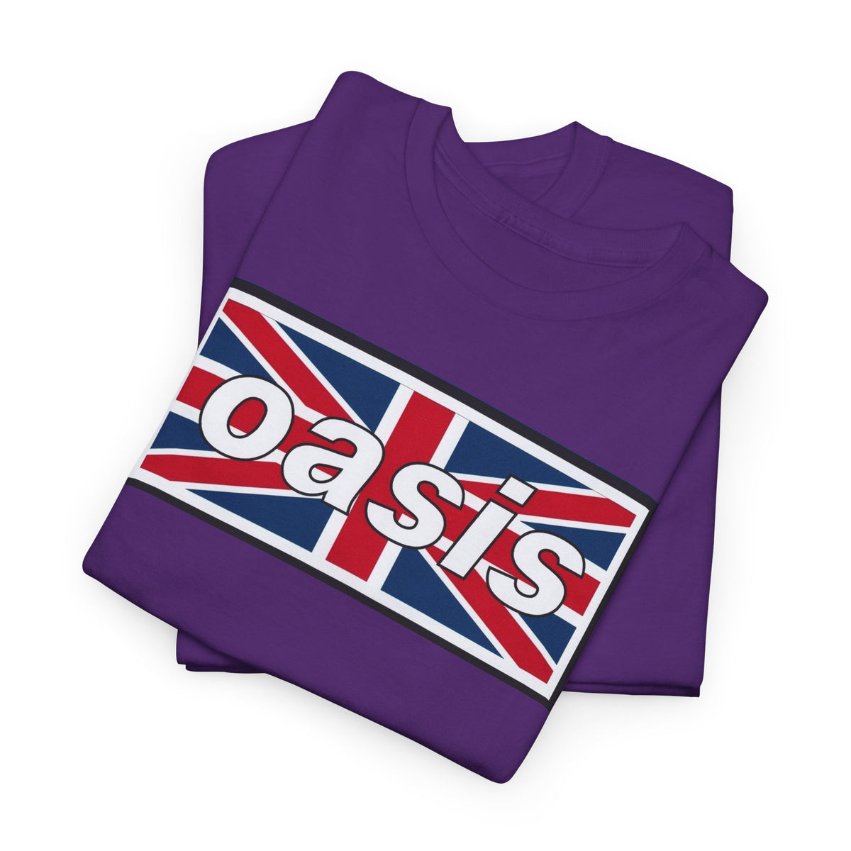 Oasis Union Jack Tee — British Rock Band Vintage-Inspired T-Shirt