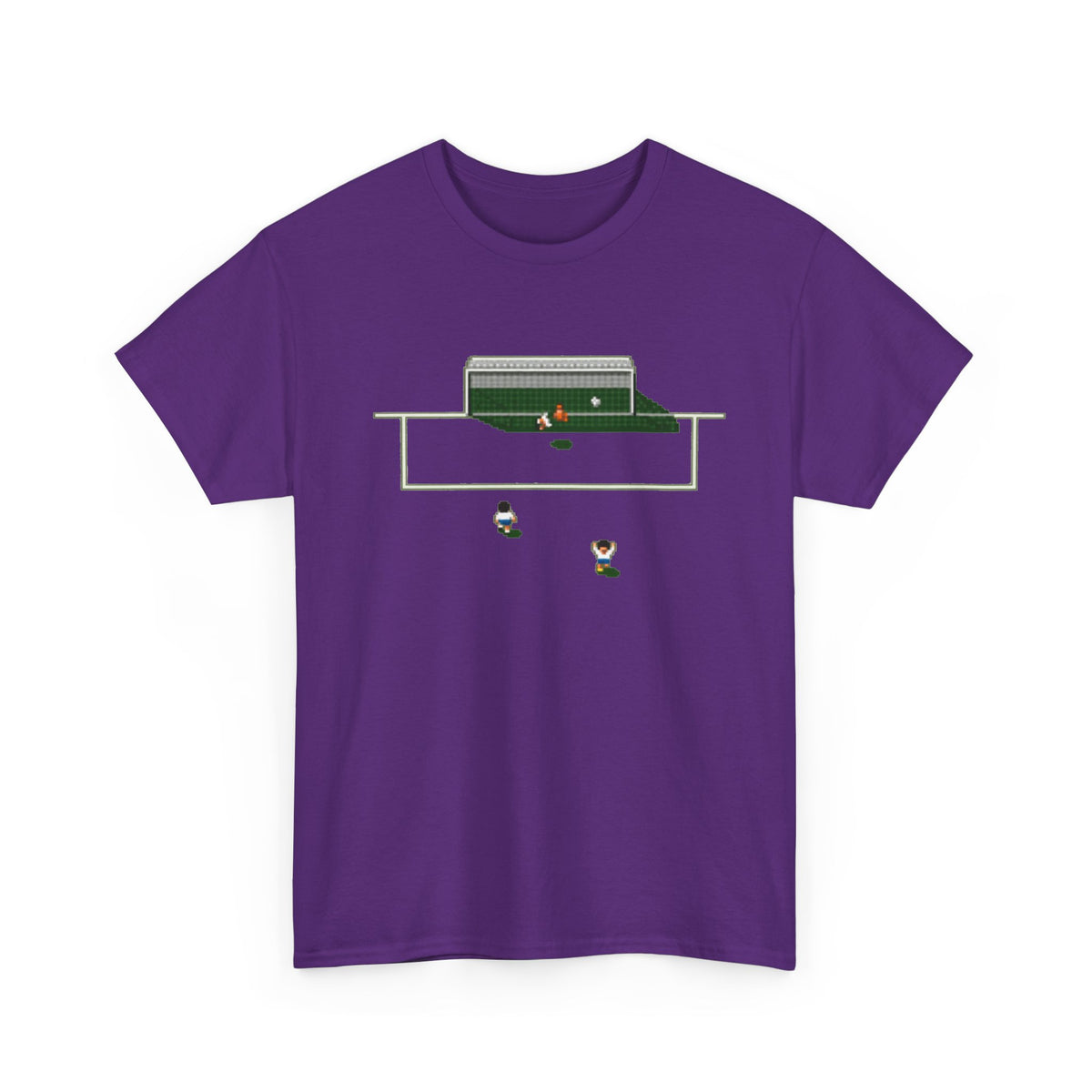 Sensible Soccer Inspired Cotton T‑Shirt — Retro Mini Game Design