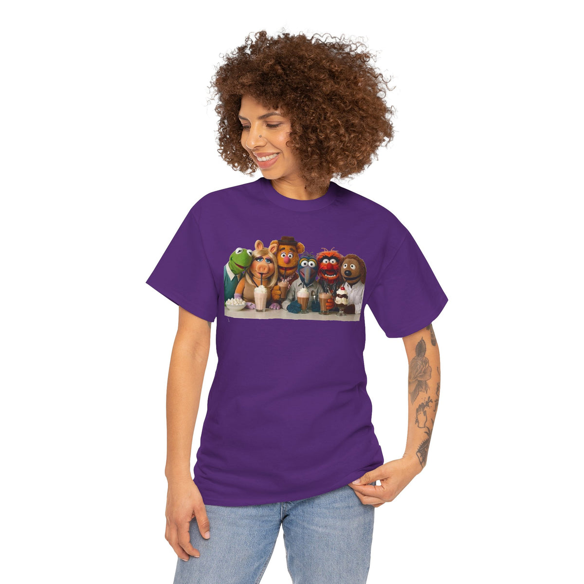 Muppet Cast Retro Poster Cotton T-Shirt