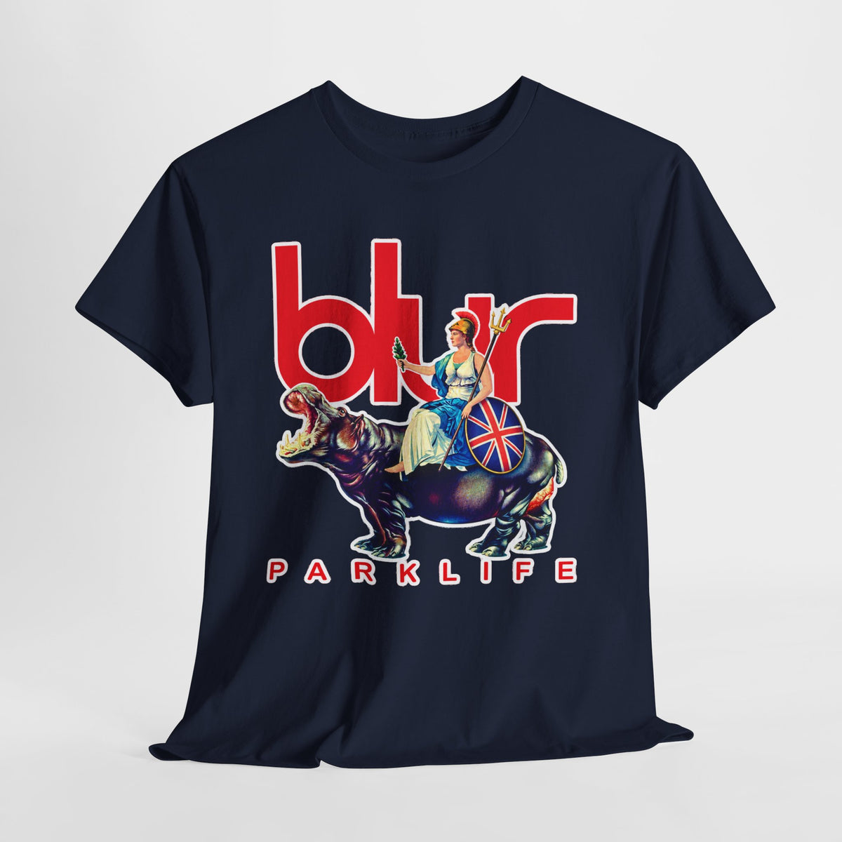 Blur PARKLIFE British Bulldog Graphic Cotton T-Shirt
