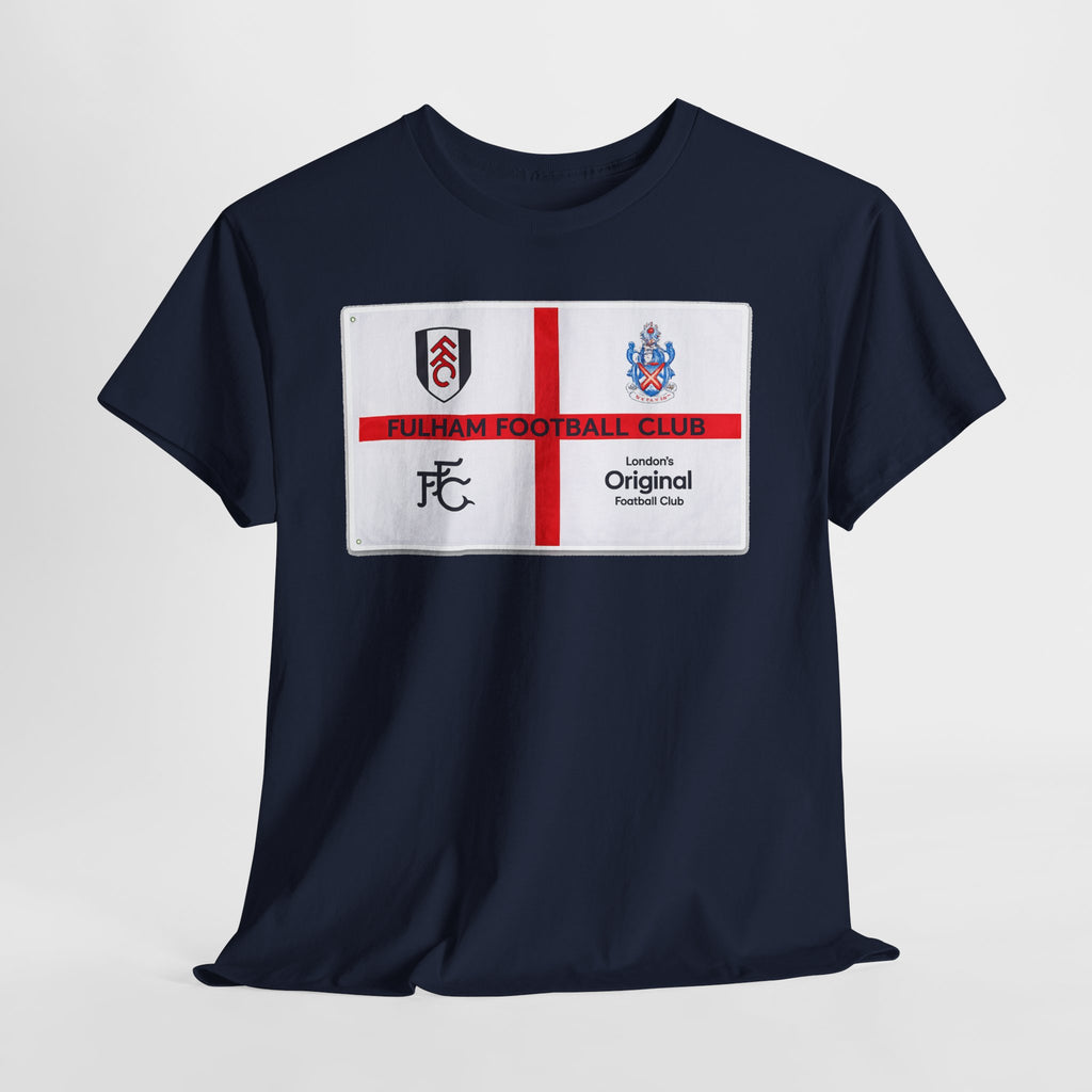 Fulham Football Club Crest Tee — St George’s Cross Football Shirt