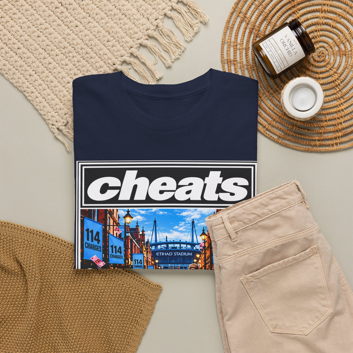 Cheats “What’s the Story? Tainted Glory?” Sports Graphic Cotton T-Shirt