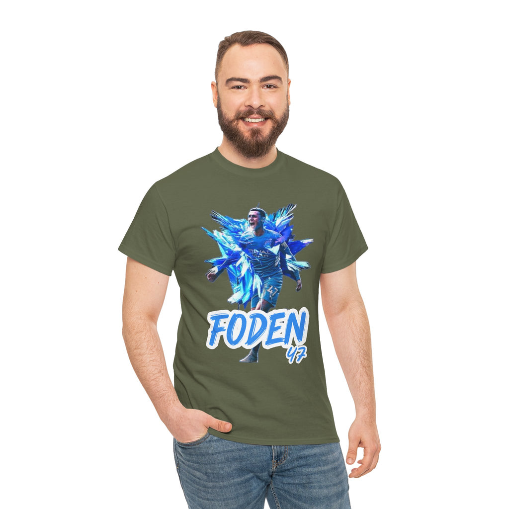 Phil Foden Manchester City T-Shirt - Foden 47 Football Jersey Shirt
