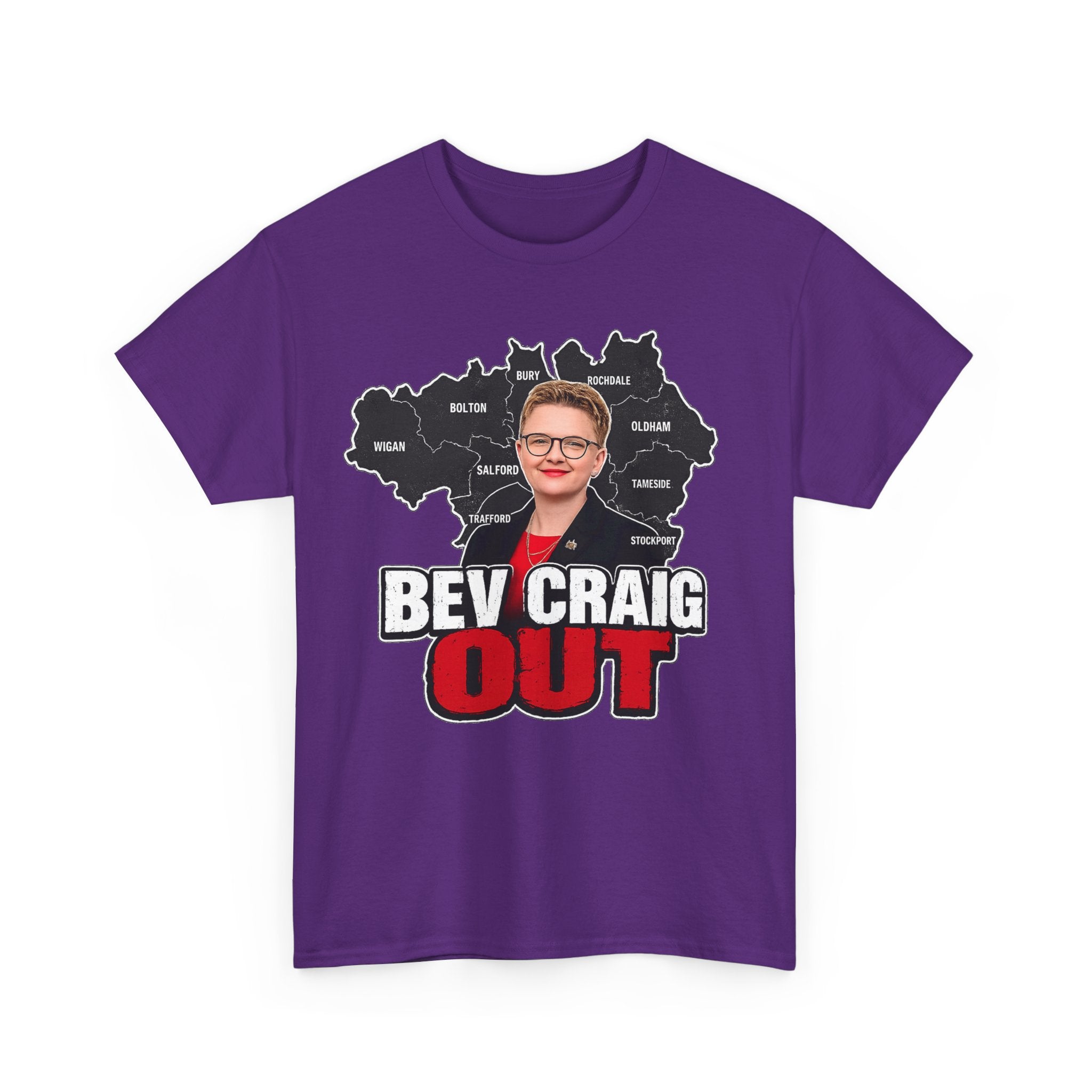 Bev Craig Out Greater Manchester Mayor Tee / T-Shirt