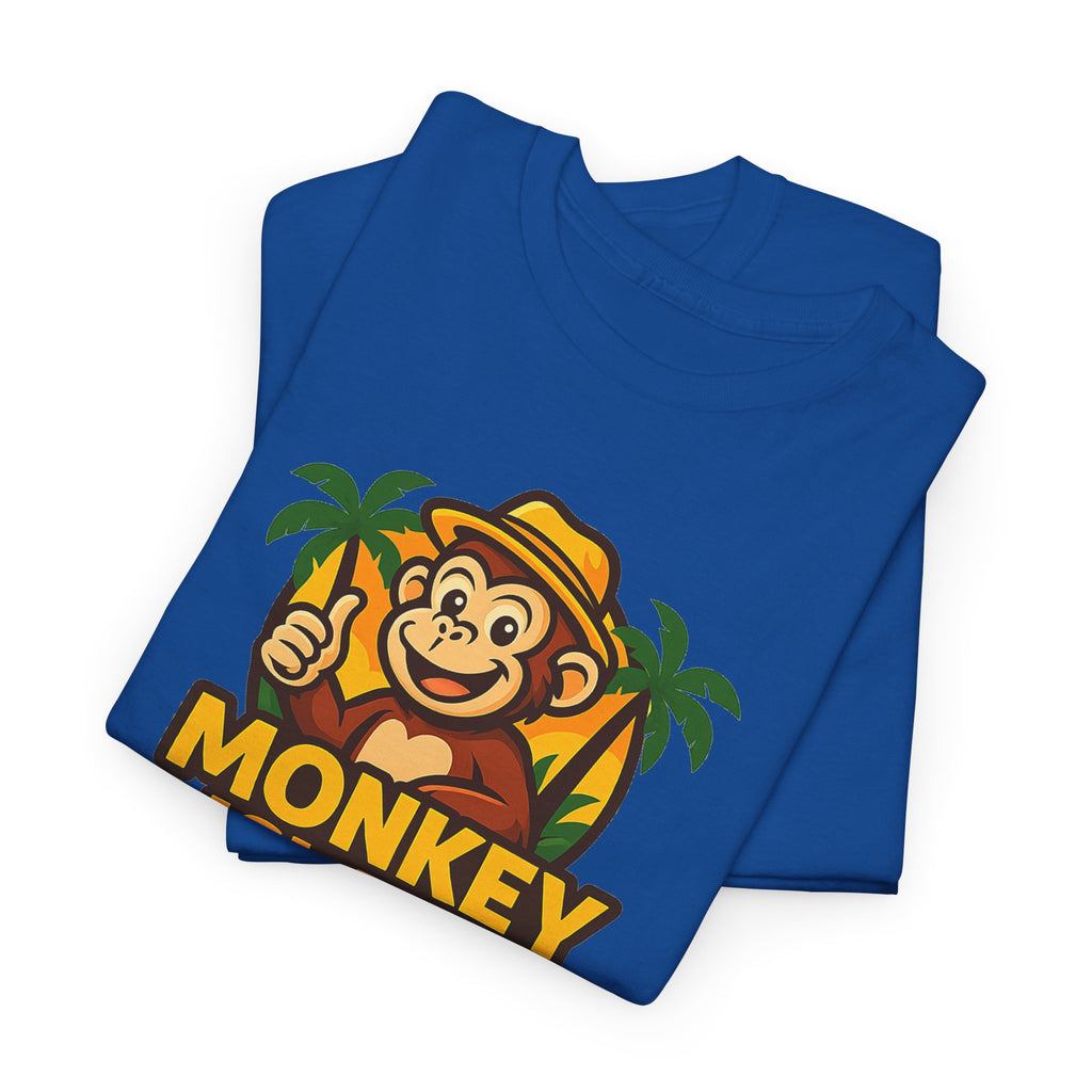 Monkey Island T-Shirt — Cute Tropical Monkey Logo Tee