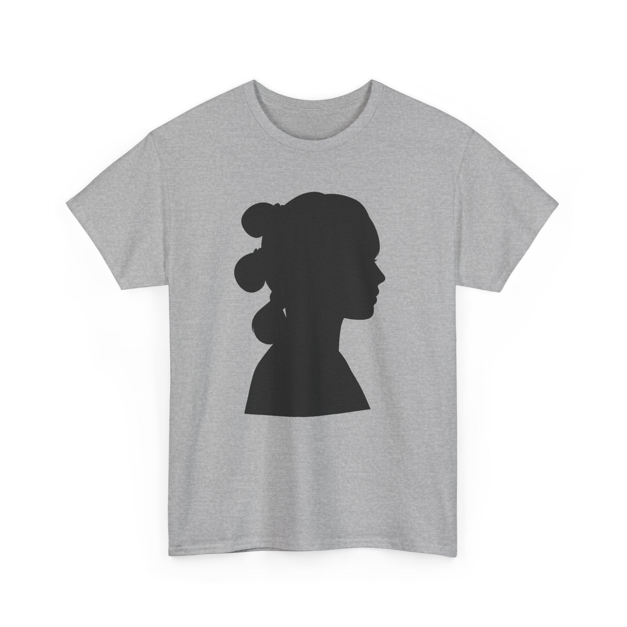 Princess Leia Star Wars Silhouette Profile Tee — Classic Portrait T‑Shirt