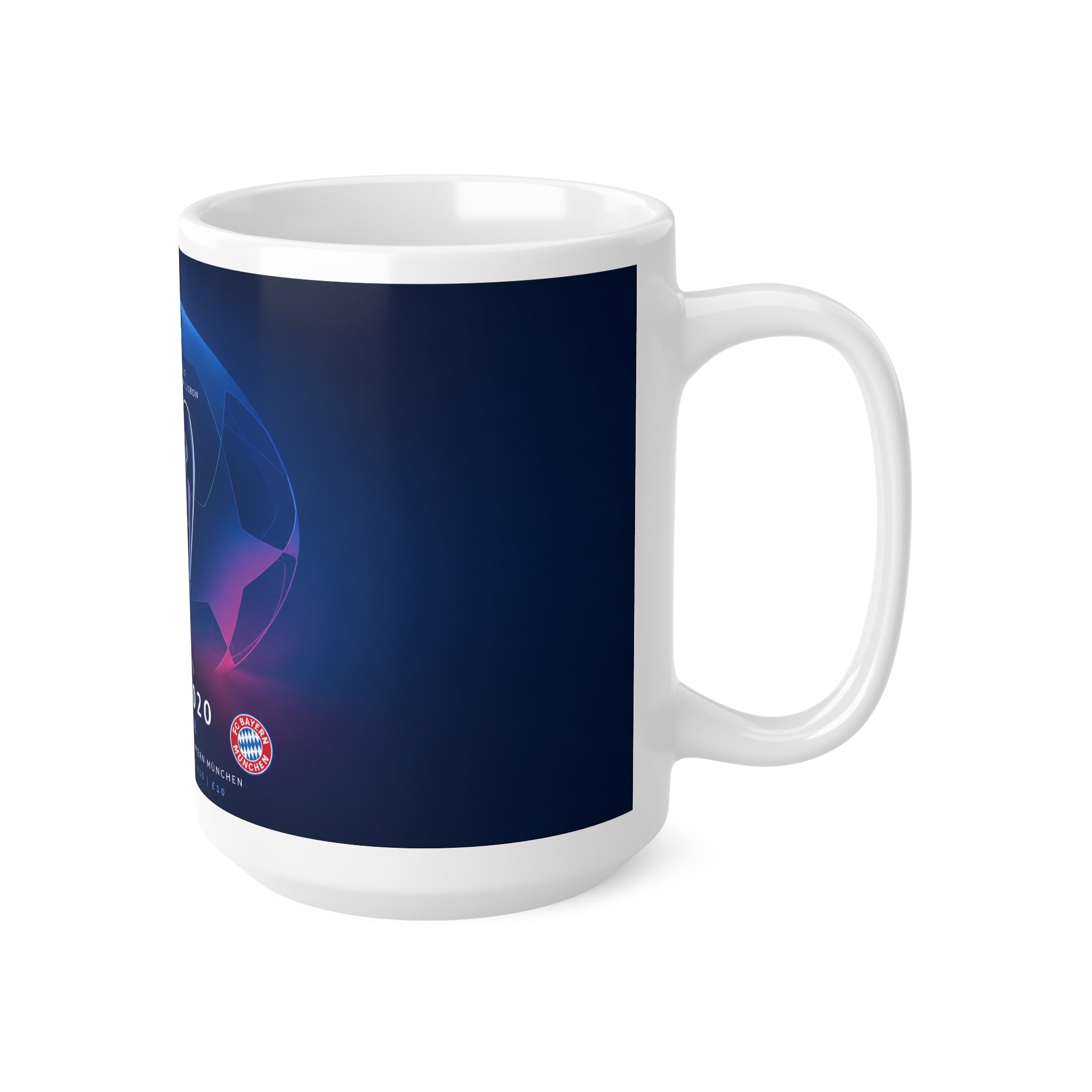 2020 UEFA Champions League Final Programme Cover Inspired Ceramic Coffee Mug – 11oz/15oz