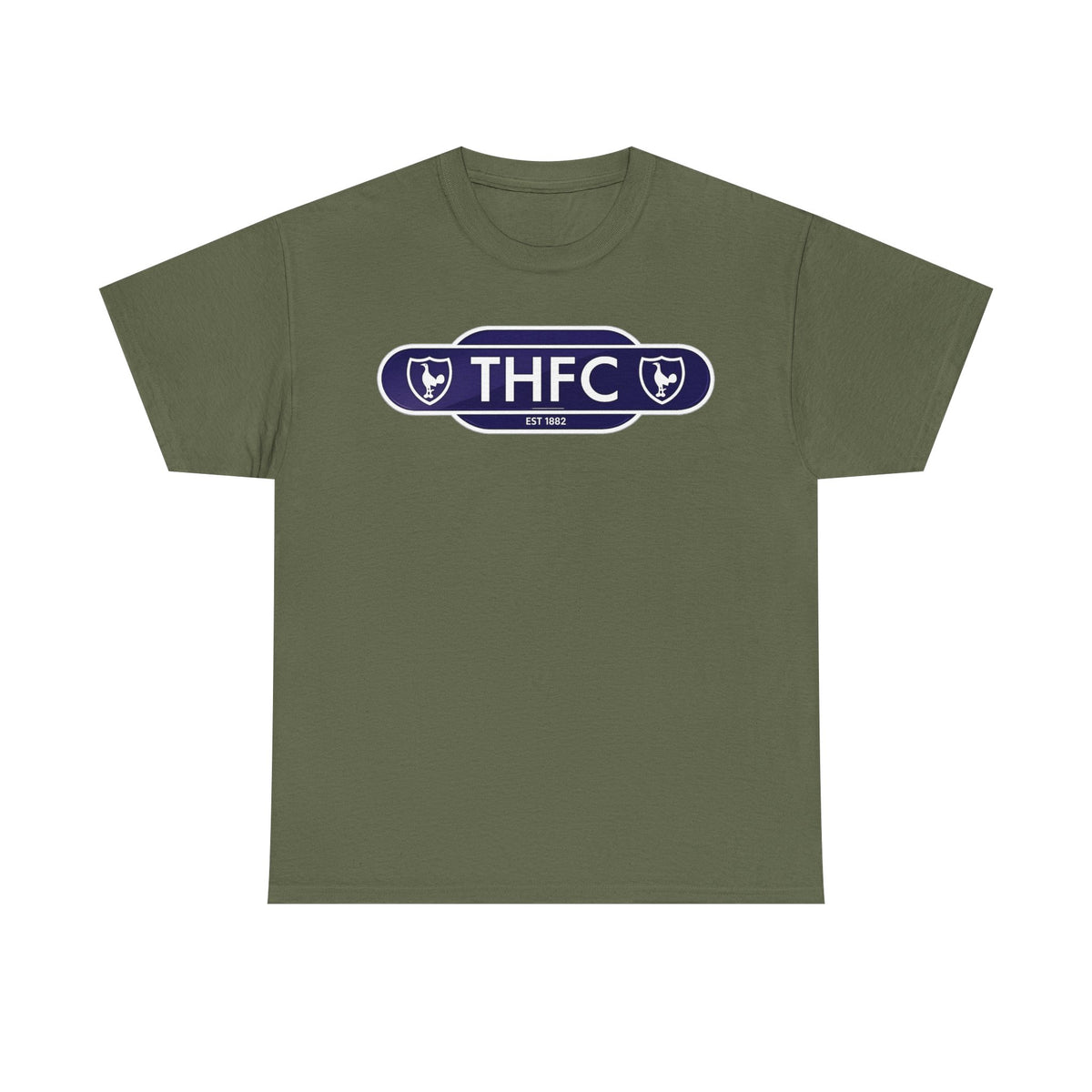 THFC Tottenham Hotspur Railway Sign T‑Shirt — Retro Football Club Tee