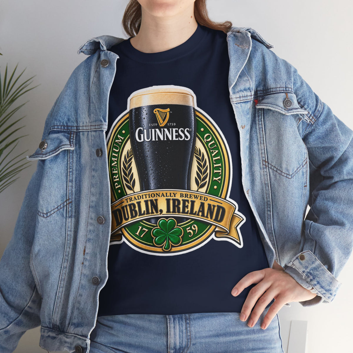 Guinness Dublin Ireland Graphic Cotton T-Shirt