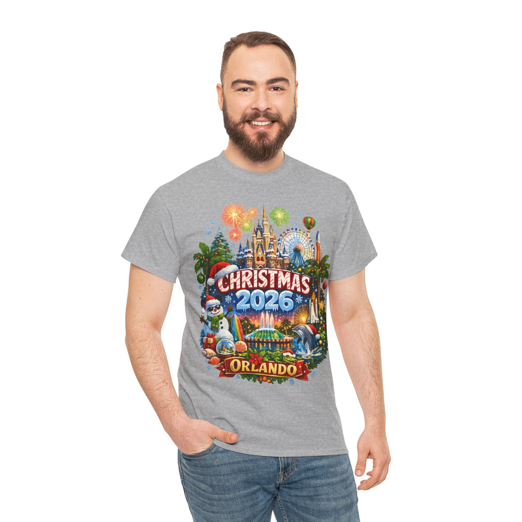 Christmas 2026 Orlando T-Shirt — Holiday Theme Park Souvenir Tee