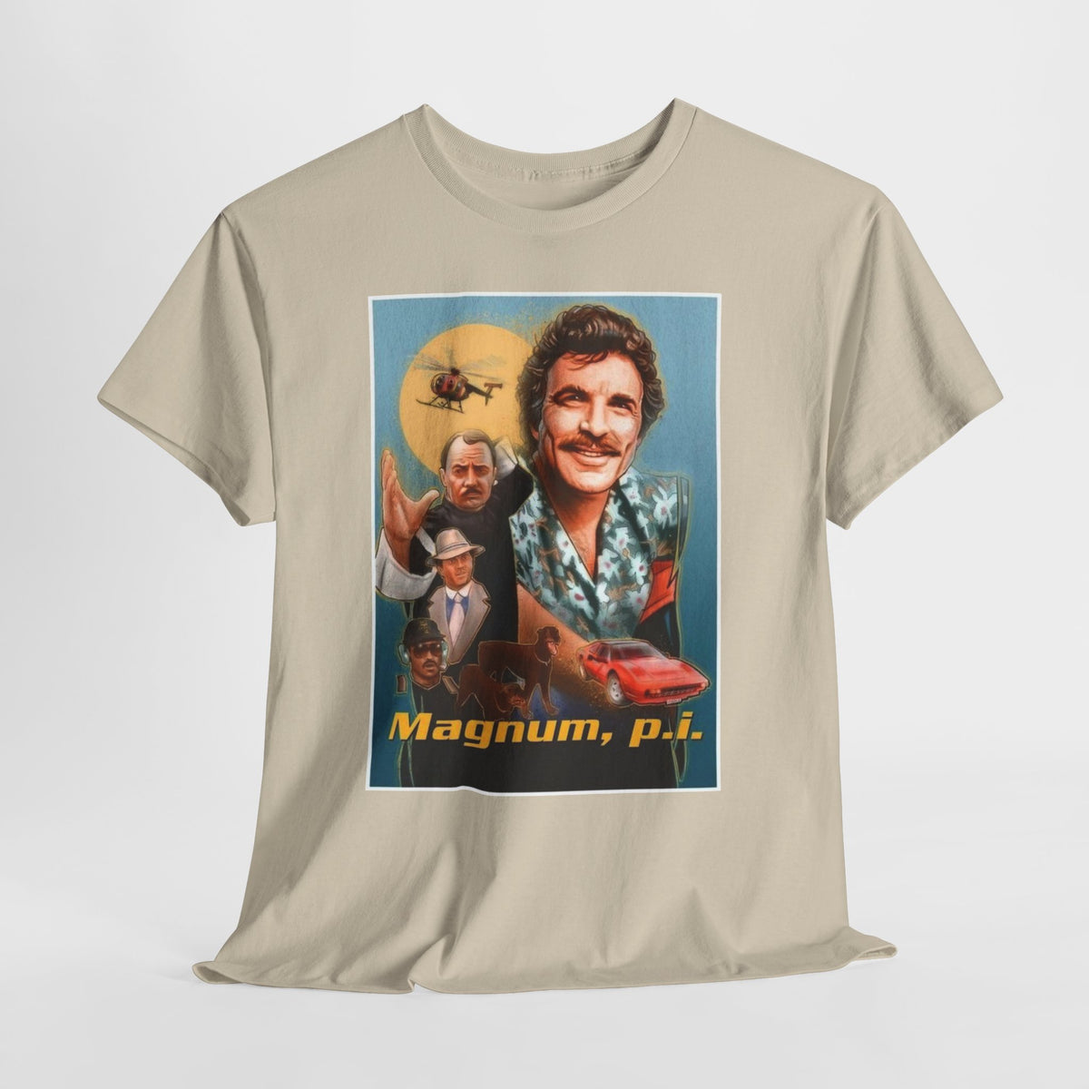 Magnum, P.I. Retro TV Show Inspired Cotton T-Shirt