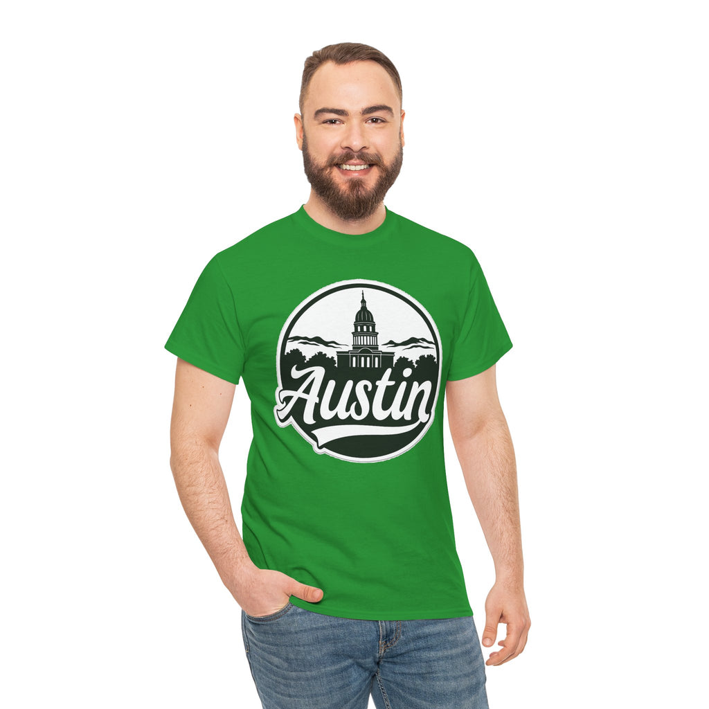 Austin Capitol Graphic Cotton T-Shirt / Tee